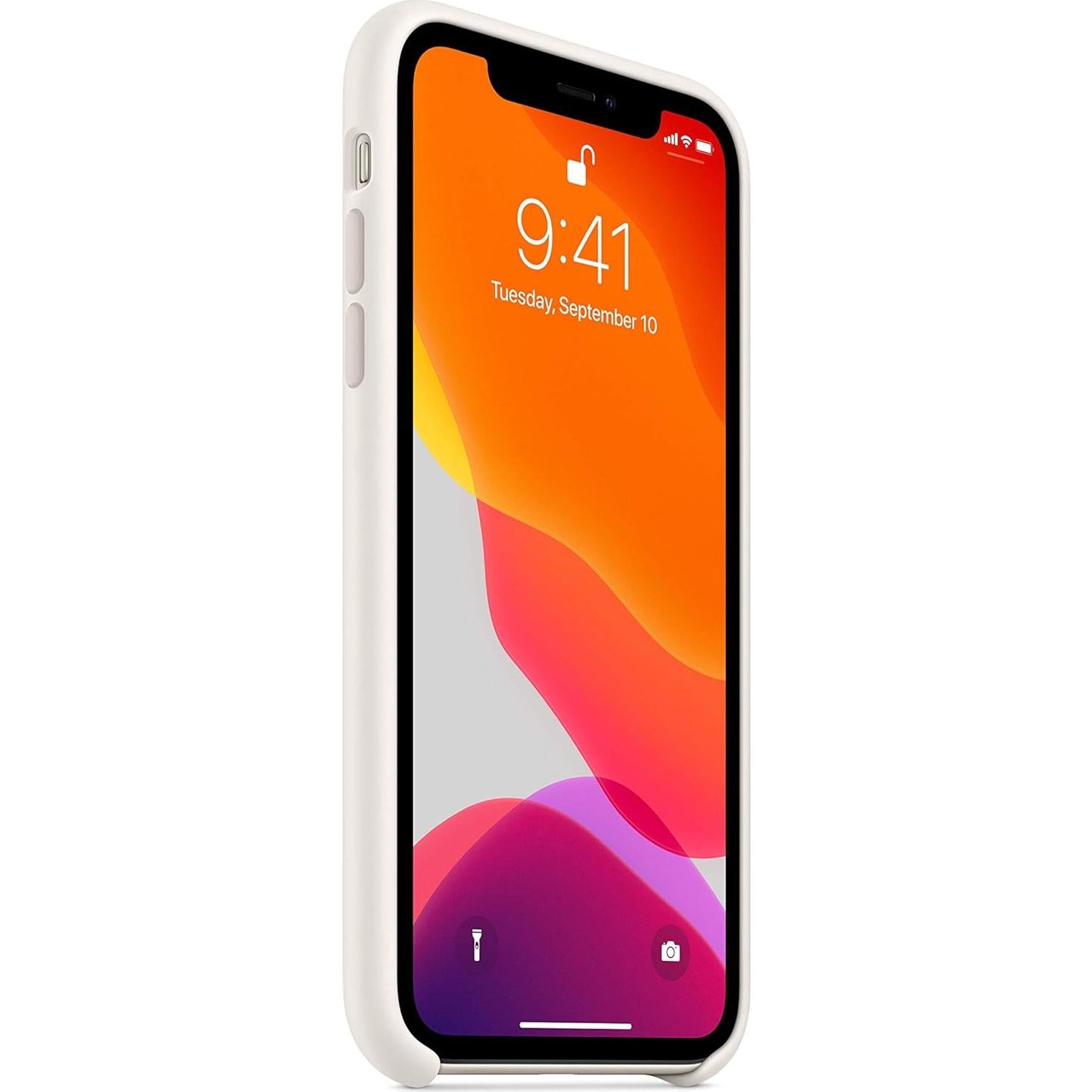 Funda de Silicona Apple para iPhone 11 - Blanca