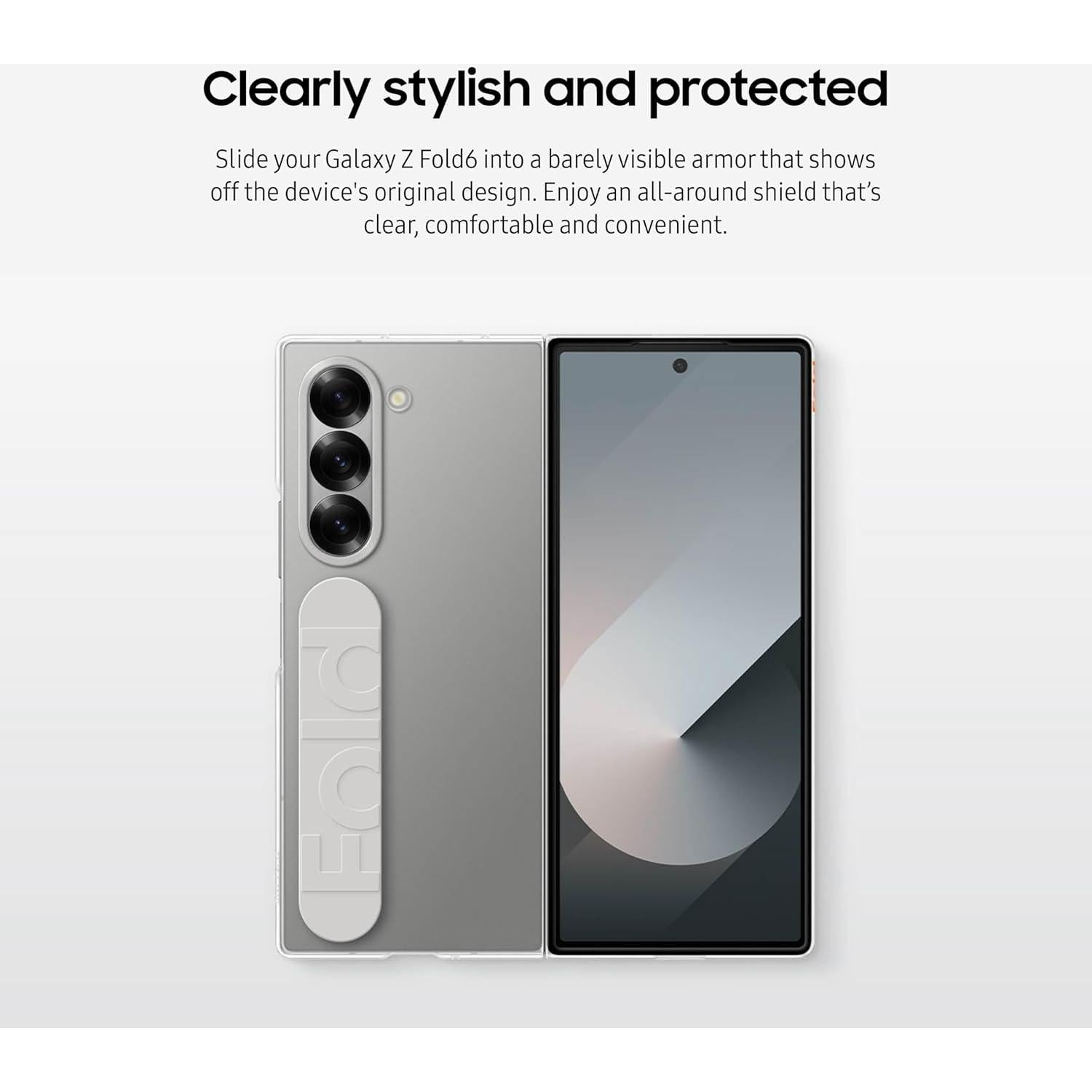 Funda Transparente Samsung Galaxy Z Fold 6, Ligera y Delgado