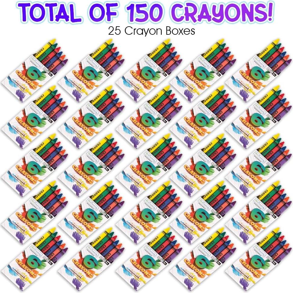 Crayones a Granel ArtCreativity 150 Piezas No Tóxicos
