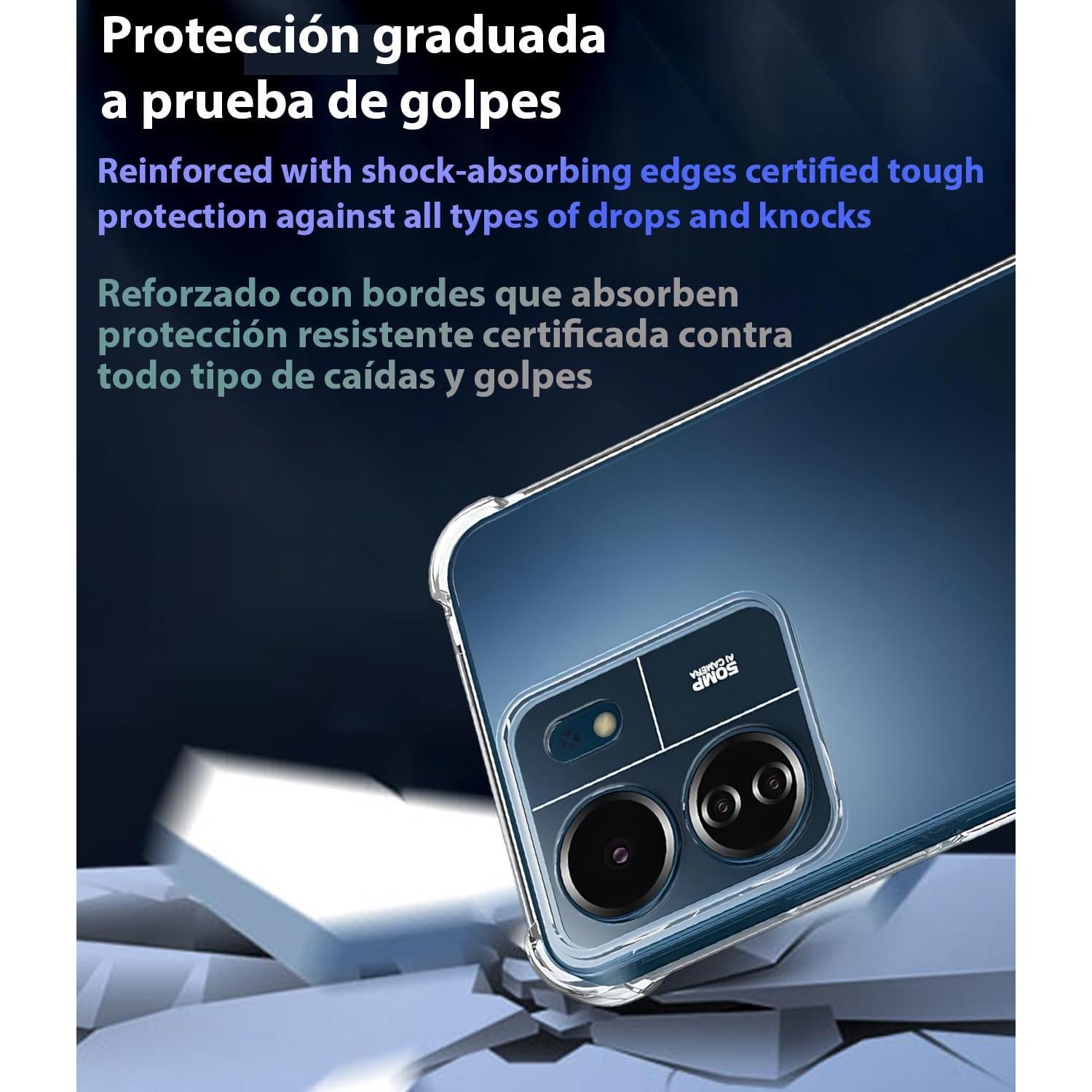 Funda TPU Transparente USTIYA para Xiaomi Poco C65 / Redmi 13C