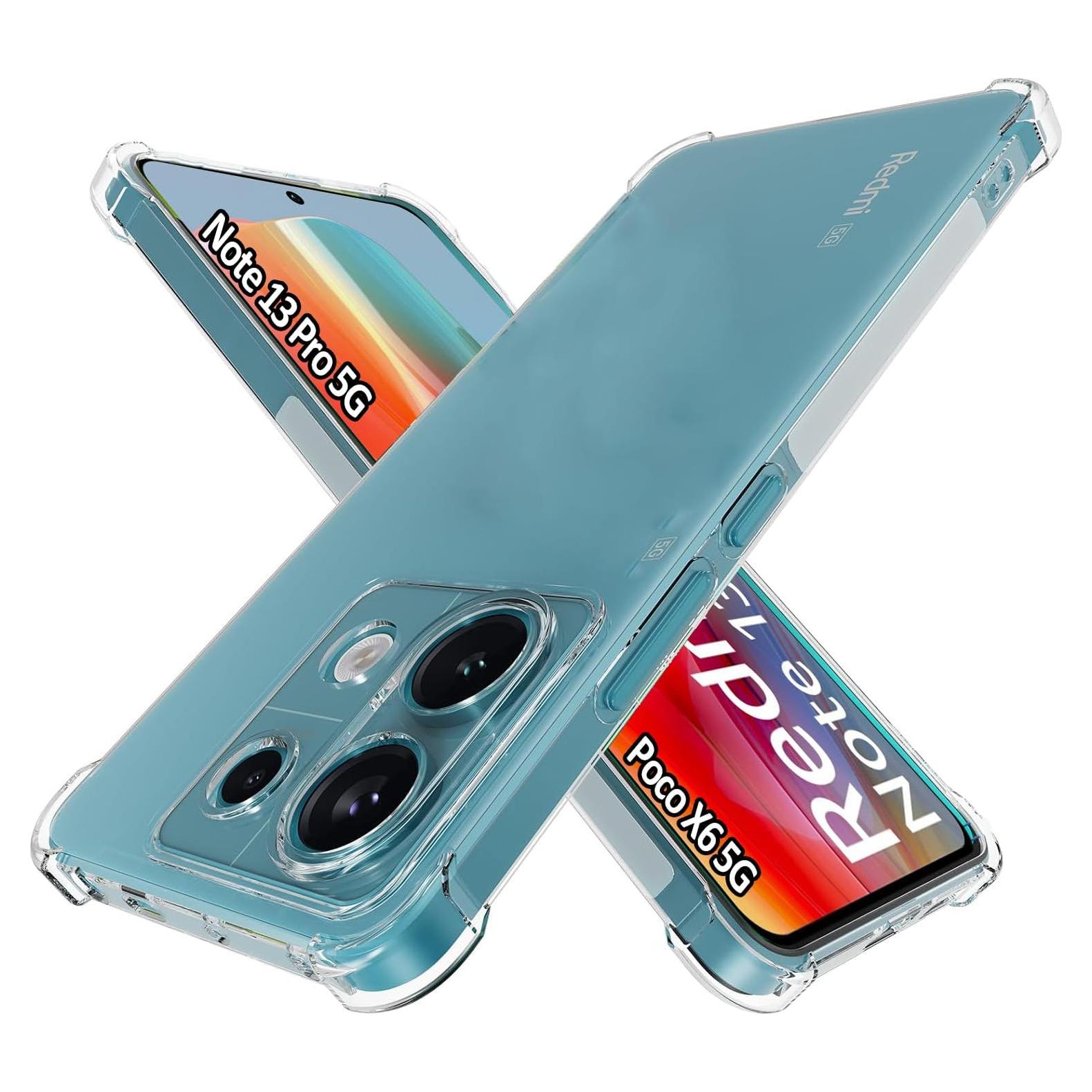 Funda TPU Transparente USTIYA para Xiaomi Poco X6 5G / Redmi Note 13 Pro 5G