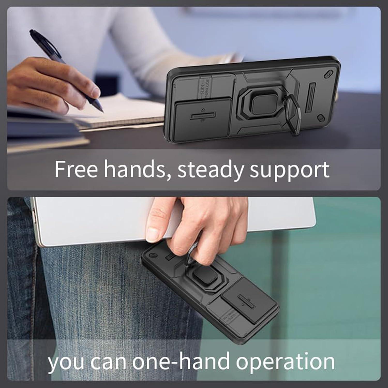 Funda Protectora Xiaomi Redmi 13C / Poco C65 con Vidrio Templado