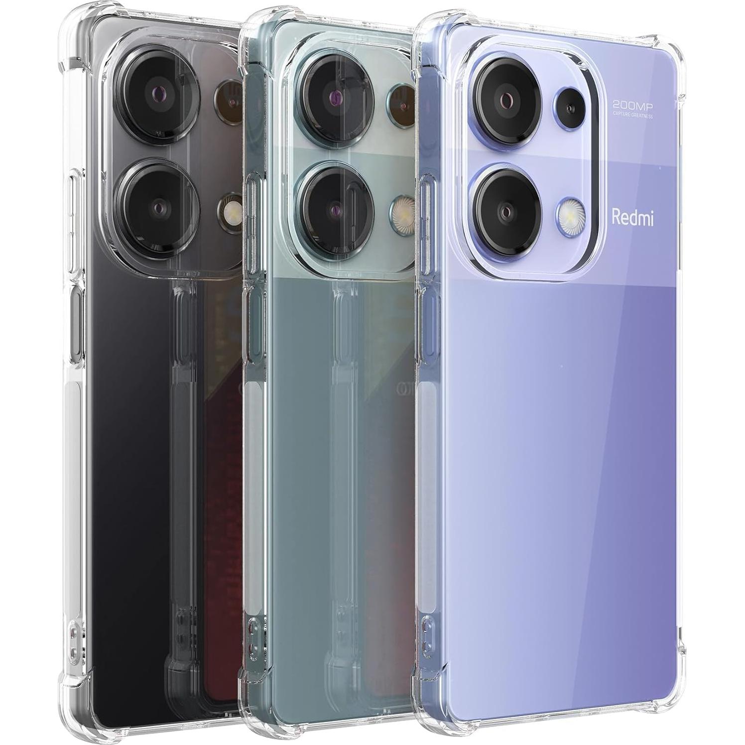 Funda TPU Transparente USTIYA para Xiaomi Poco M6 Pro/Redmi Note 13 Pro 4G