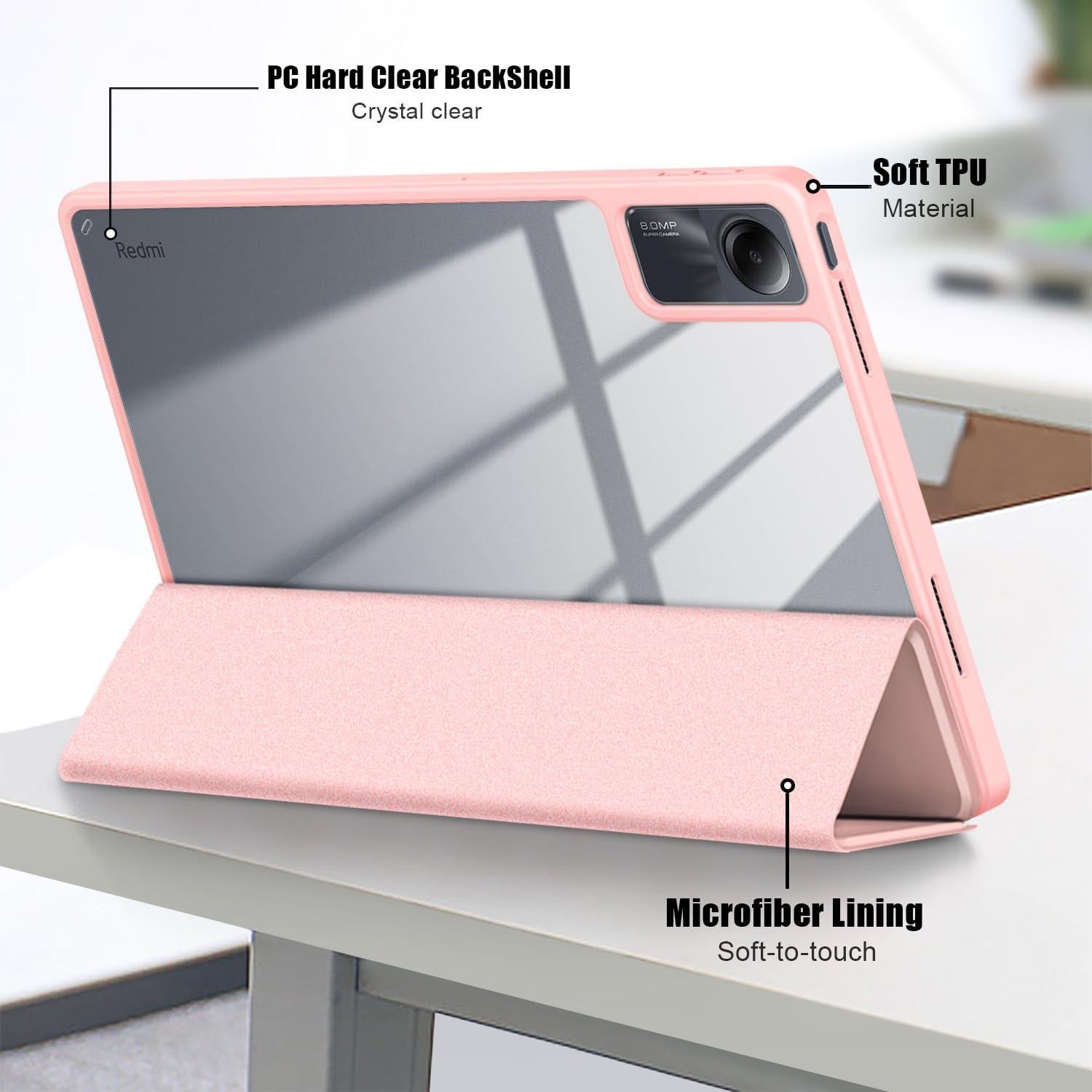 Funda Slim Gylint para Xiaomi Redmi Pad SE 11" Rosa 2023