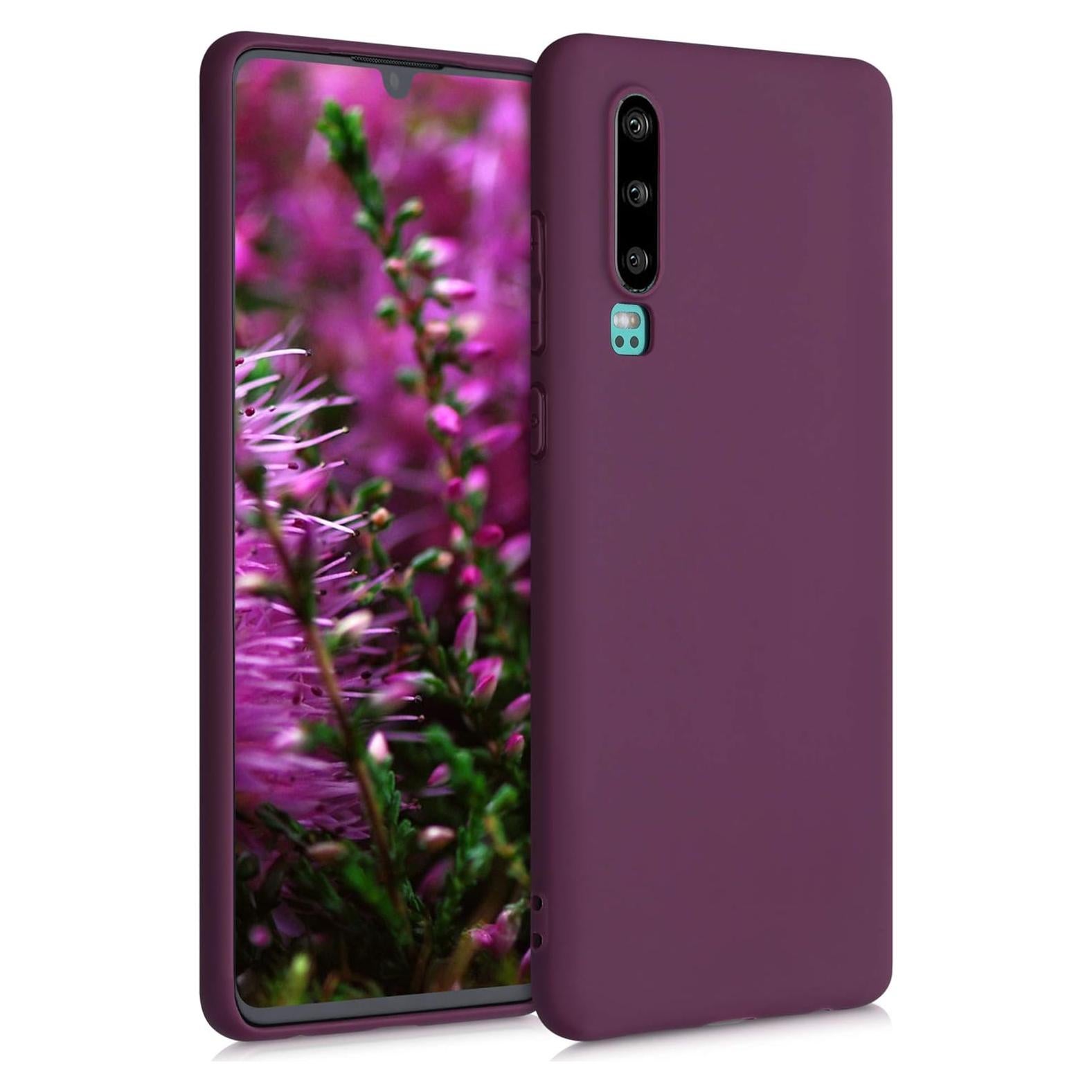 Funda TPU Silicona KW-Mobile para Huawei P30 Violeta Burdeos