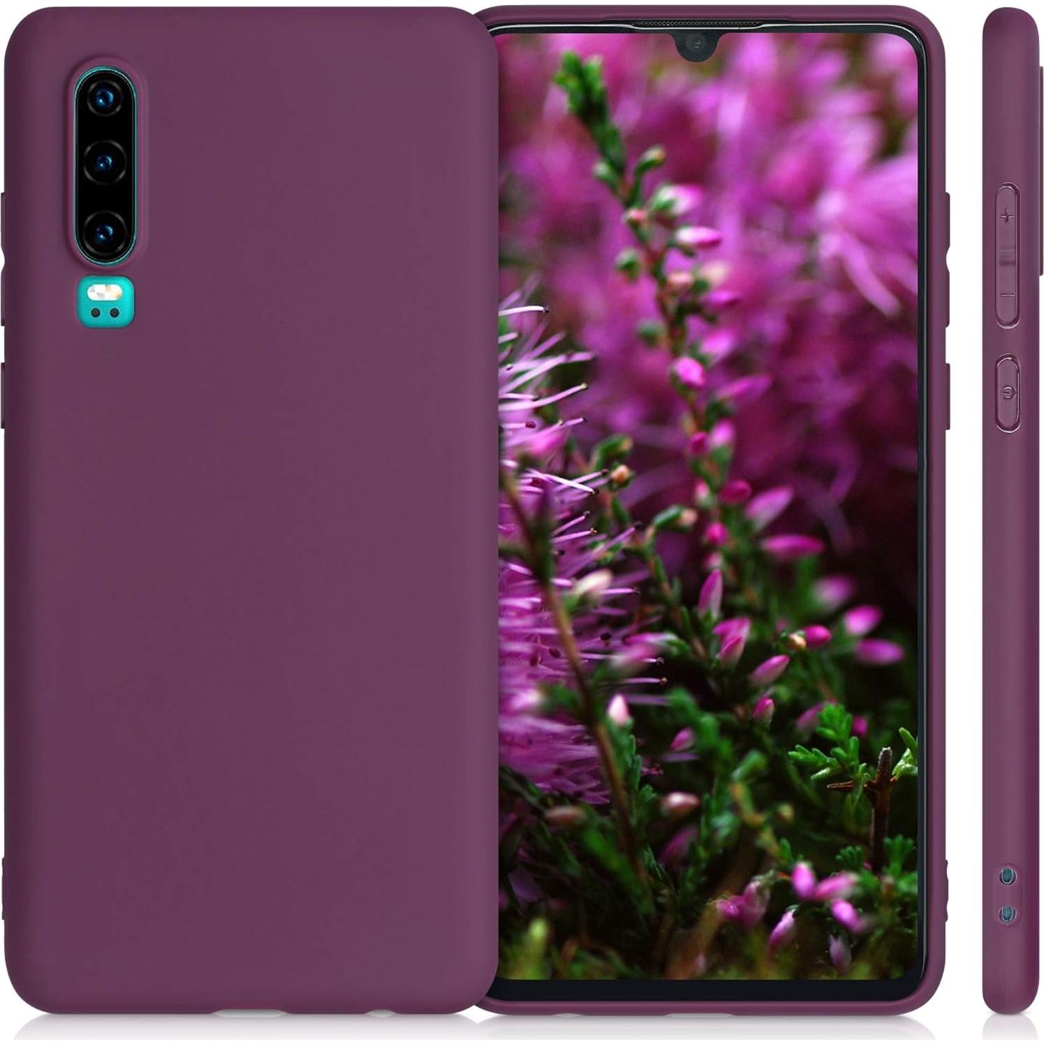 Funda TPU Silicona KW-Mobile para Huawei P30 Violeta Burdeos