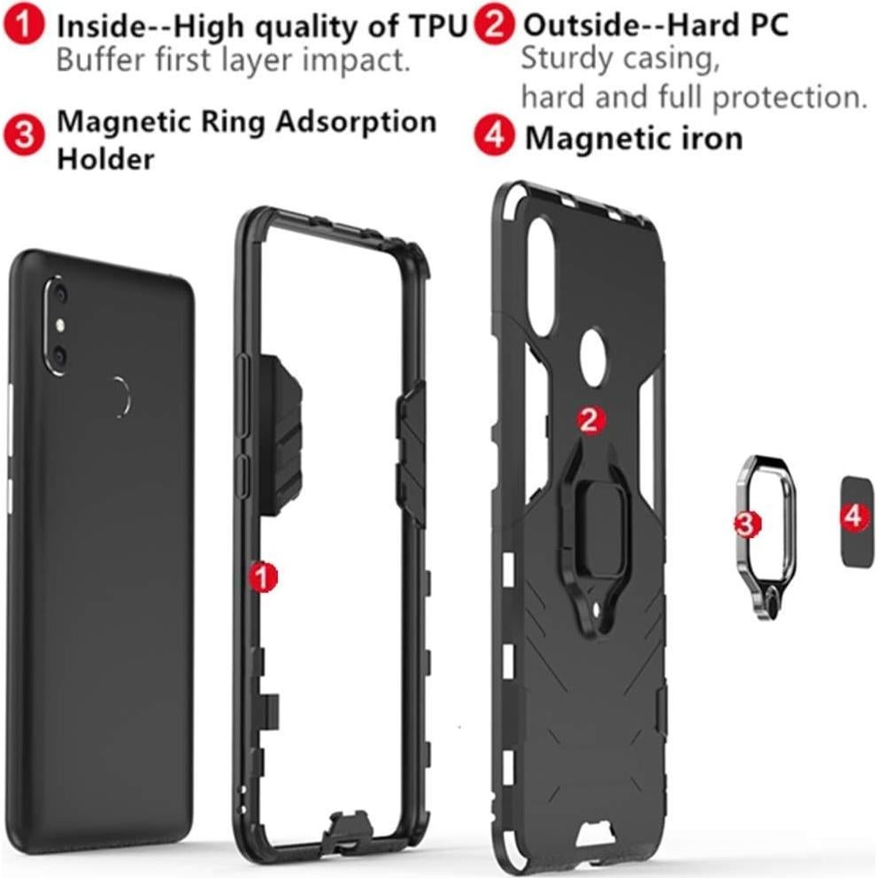 Funda Huawei P Smart Z / Y9 Prime 2019 Doble Capa con Soporte