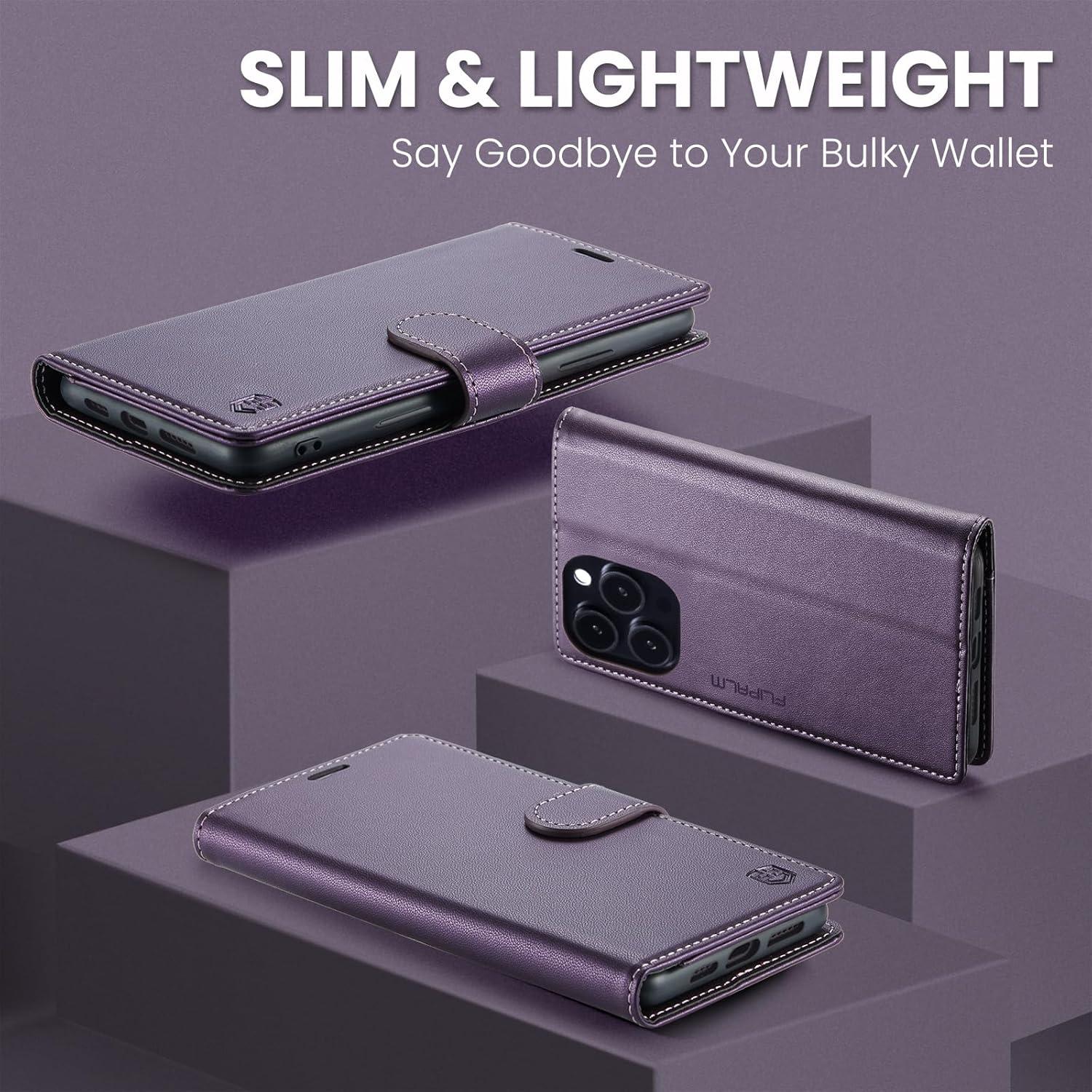 Funda de Cartera Plegable FLIPALM para iPhone 16 Pro - RFID