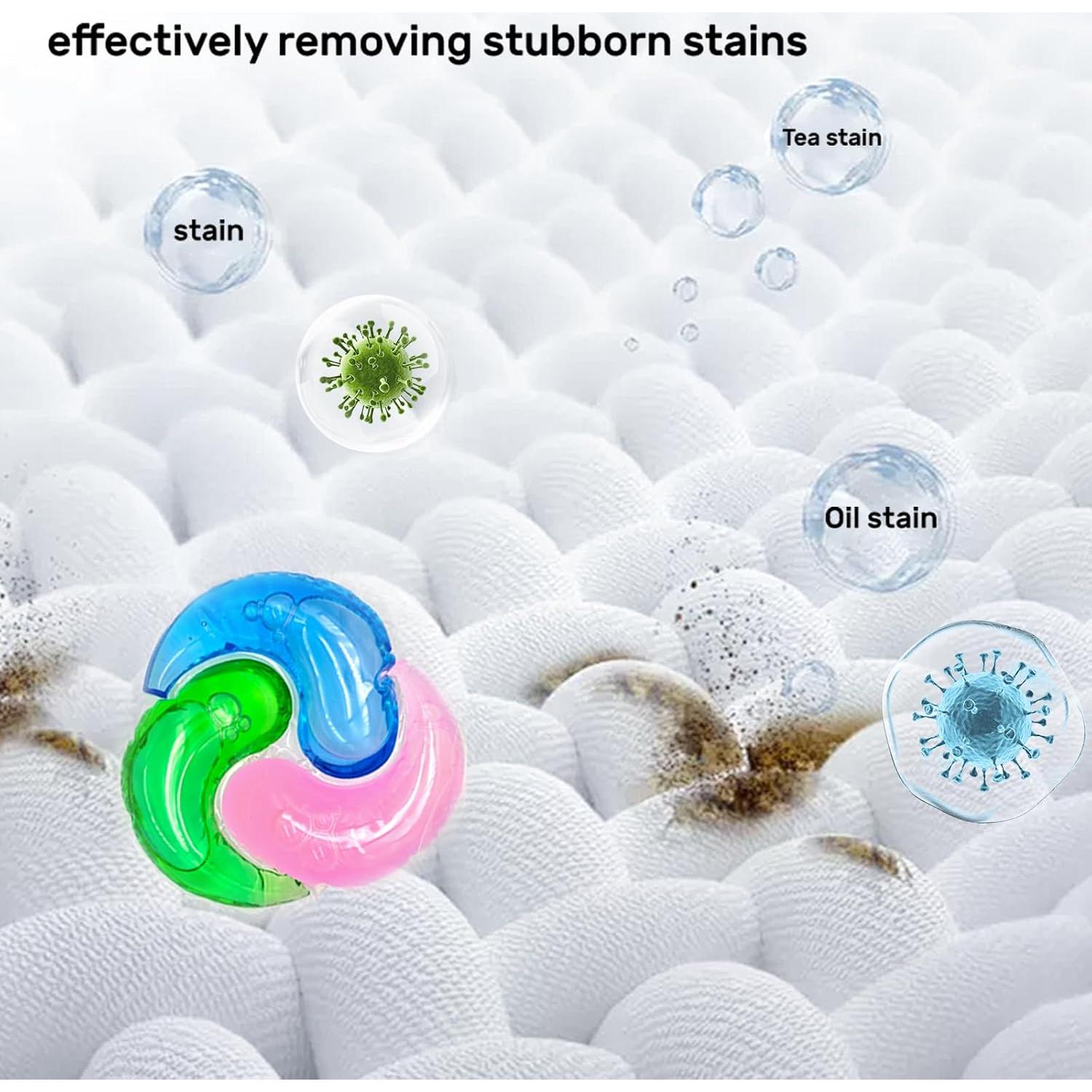 Cápsulas de Lavado 3 en 1 Ikeda - 30 Pcs, Fragancia Floral