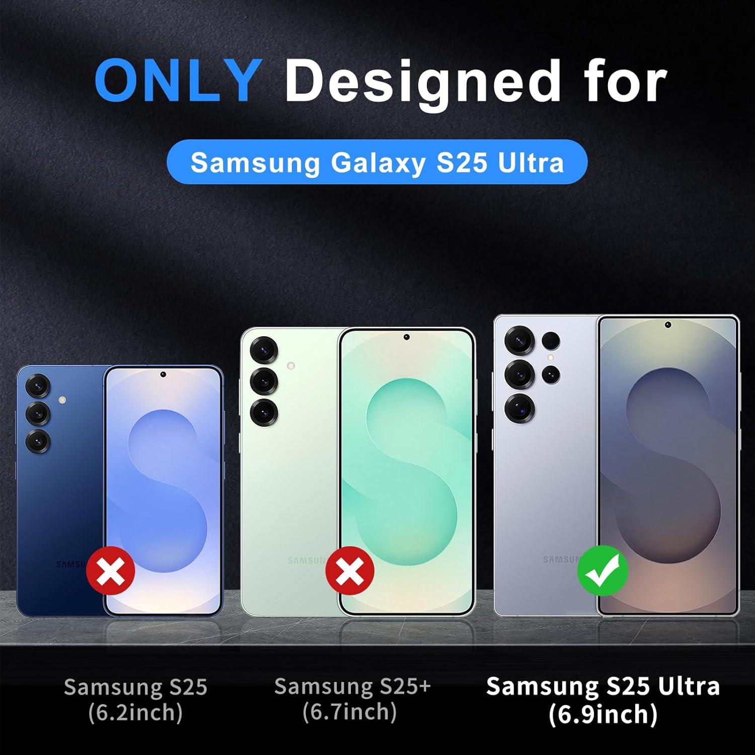 Funda protectora Teayoha para Samsung Galaxy S25 Ultra 5G verde