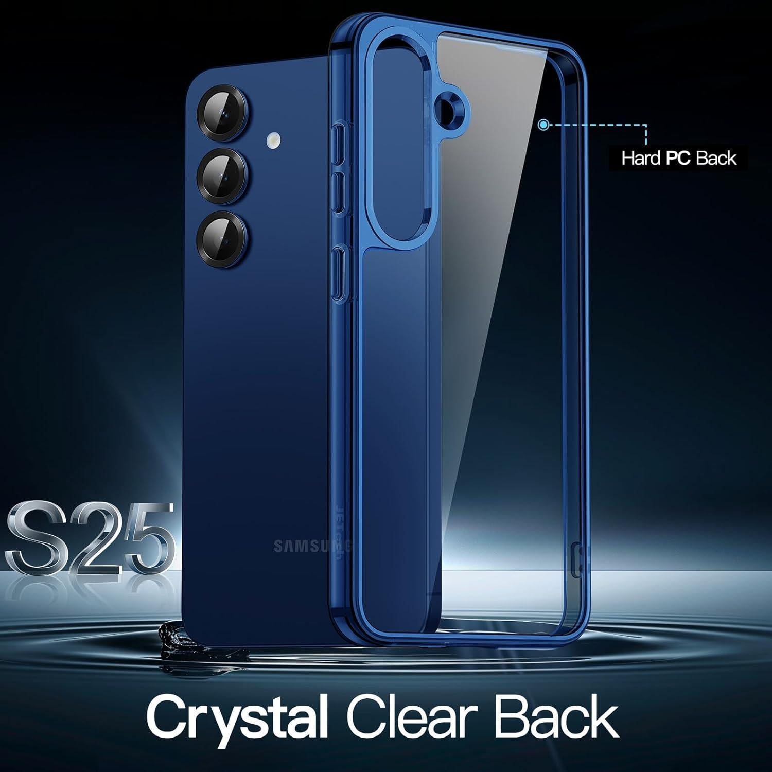 Funda JETech para Samsung Galaxy S25 5G Antigolpes Marino