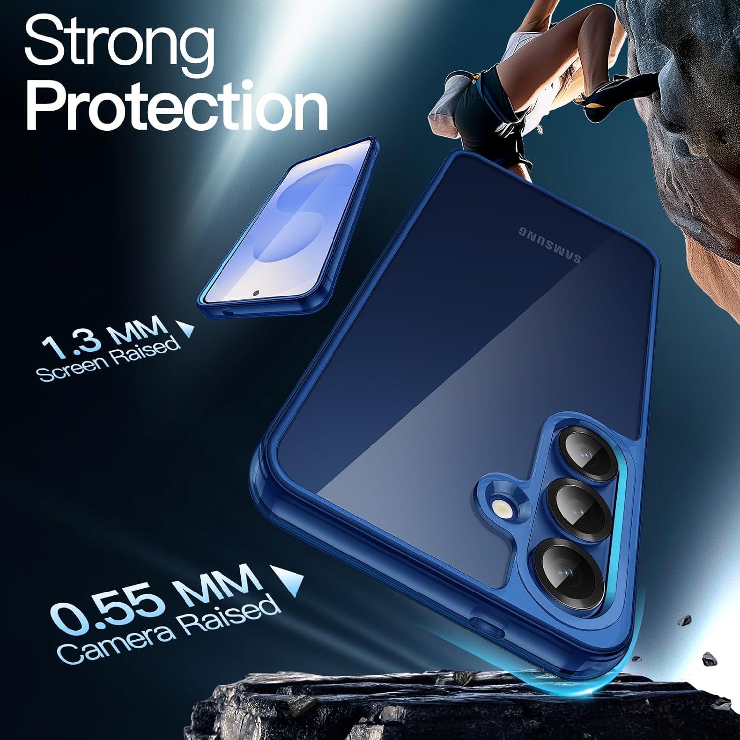 Funda JETech para Samsung Galaxy S25 5G Antigolpes Marino