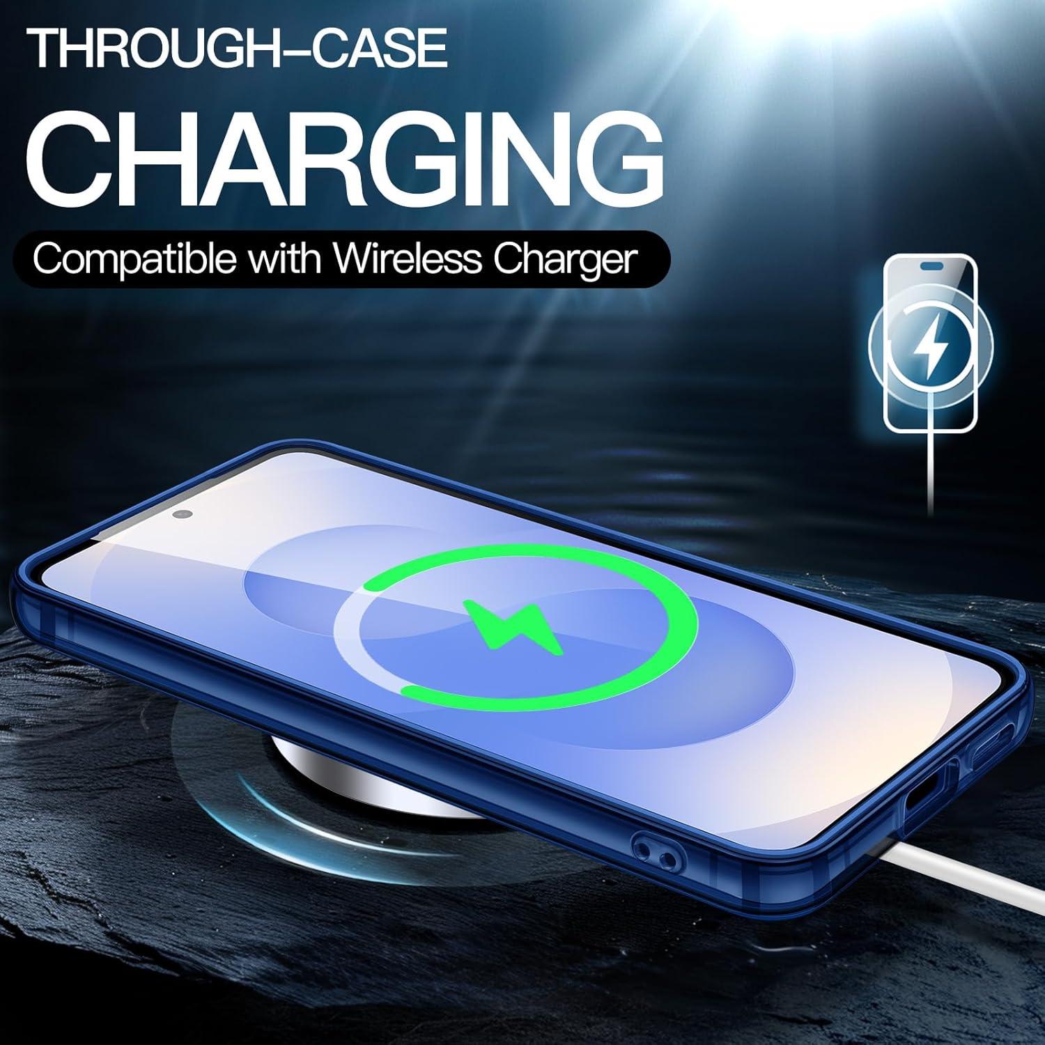 Funda JETech para Samsung Galaxy S25 5G Antigolpes Marino