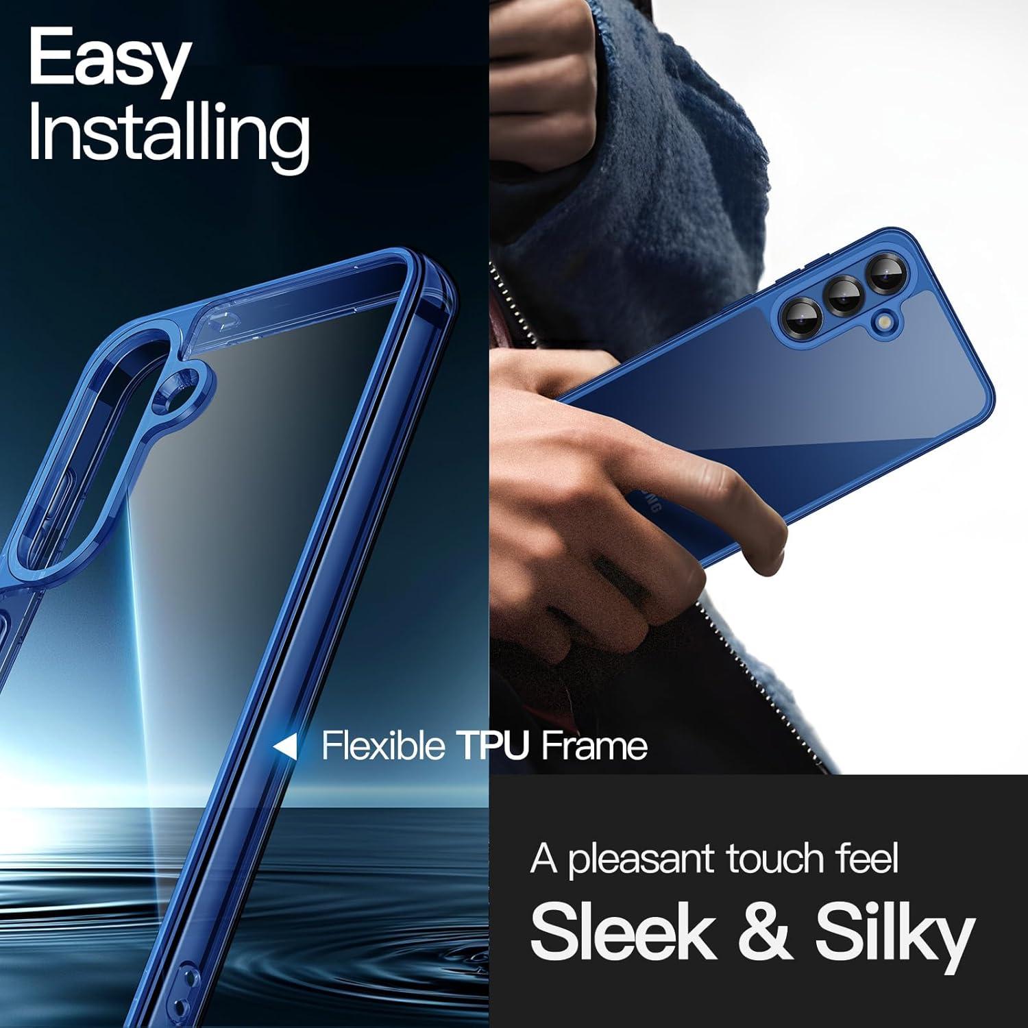 Funda JETech para Samsung Galaxy S25 5G Antigolpes Marino