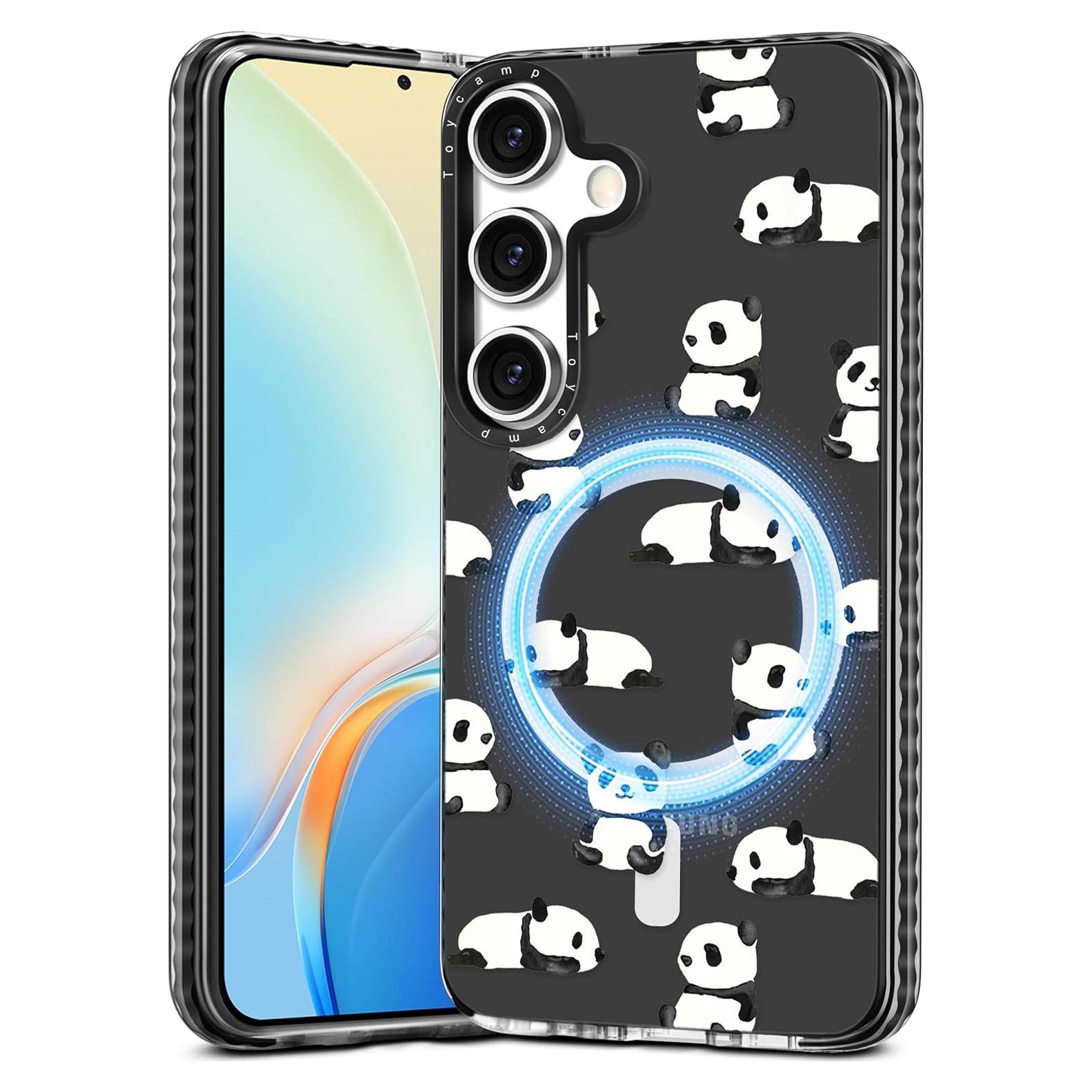 Funda Toycamp Panda para Samsung Galaxy S25 - Magnética y Linda