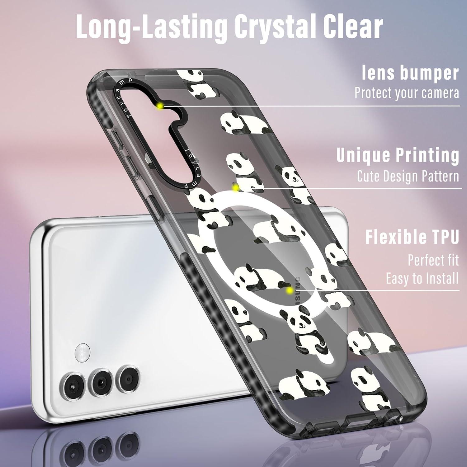 Funda Toycamp Panda para Samsung Galaxy S25 - Magnética y Linda