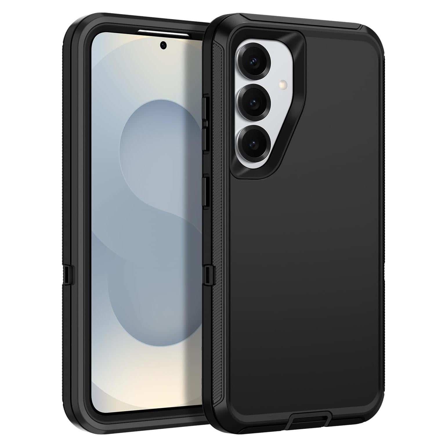 Funda de Protección 3 Capas Casenplaza para Galaxy S25 5G Negra