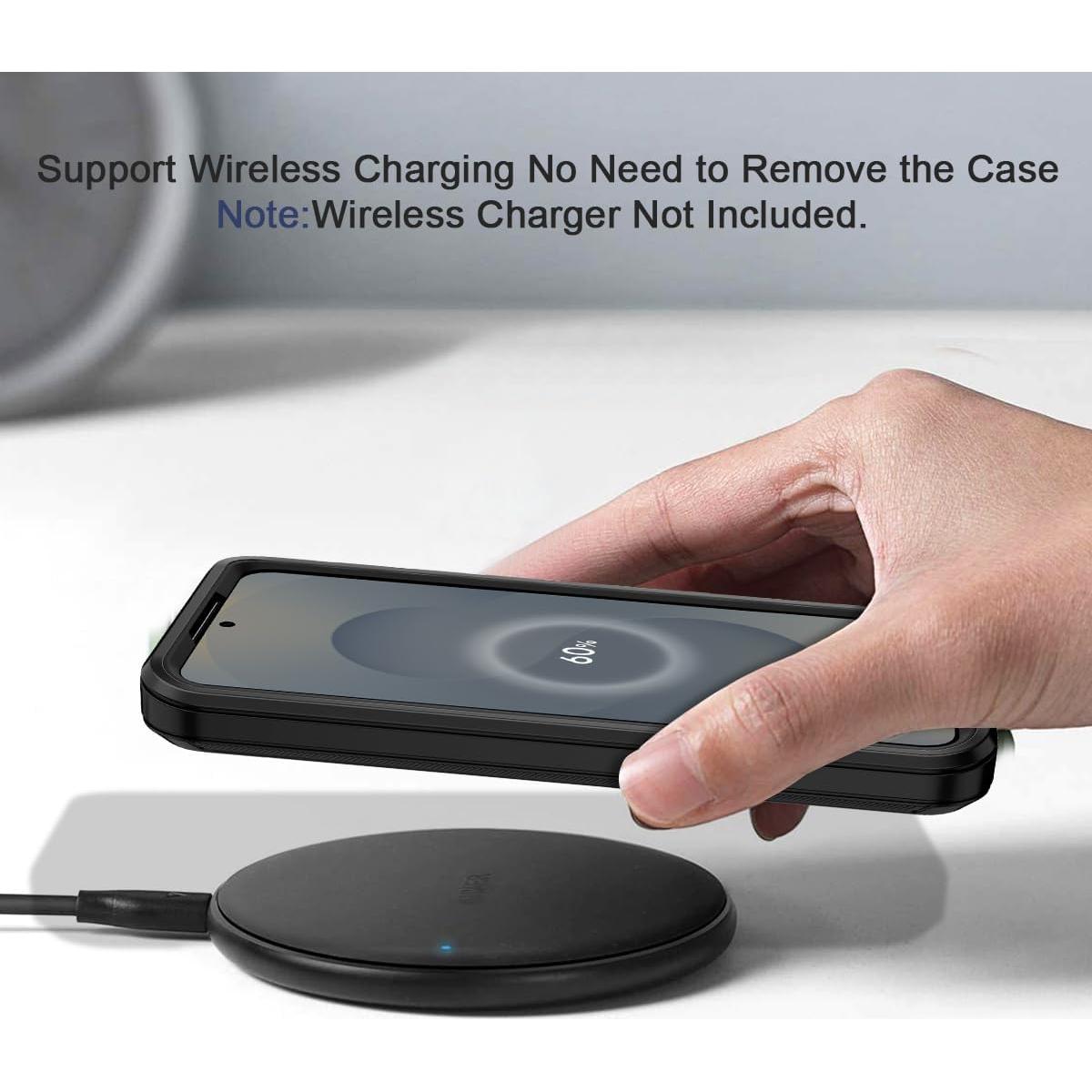 Funda de Protección 3 Capas Casenplaza para Galaxy S25 5G Negra