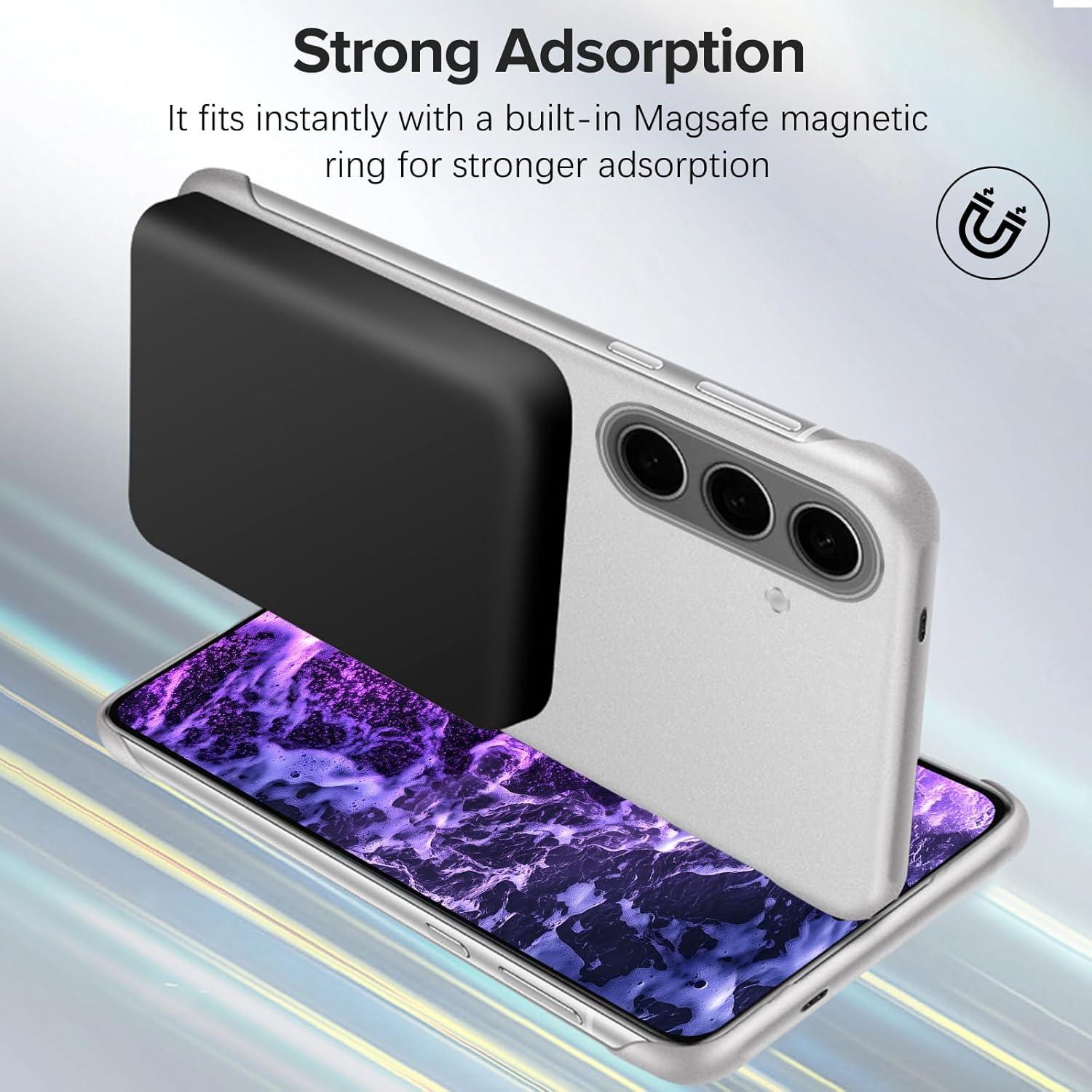 Funda Ultra Slim Hovisi para Samsung Galaxy S24 - Plata