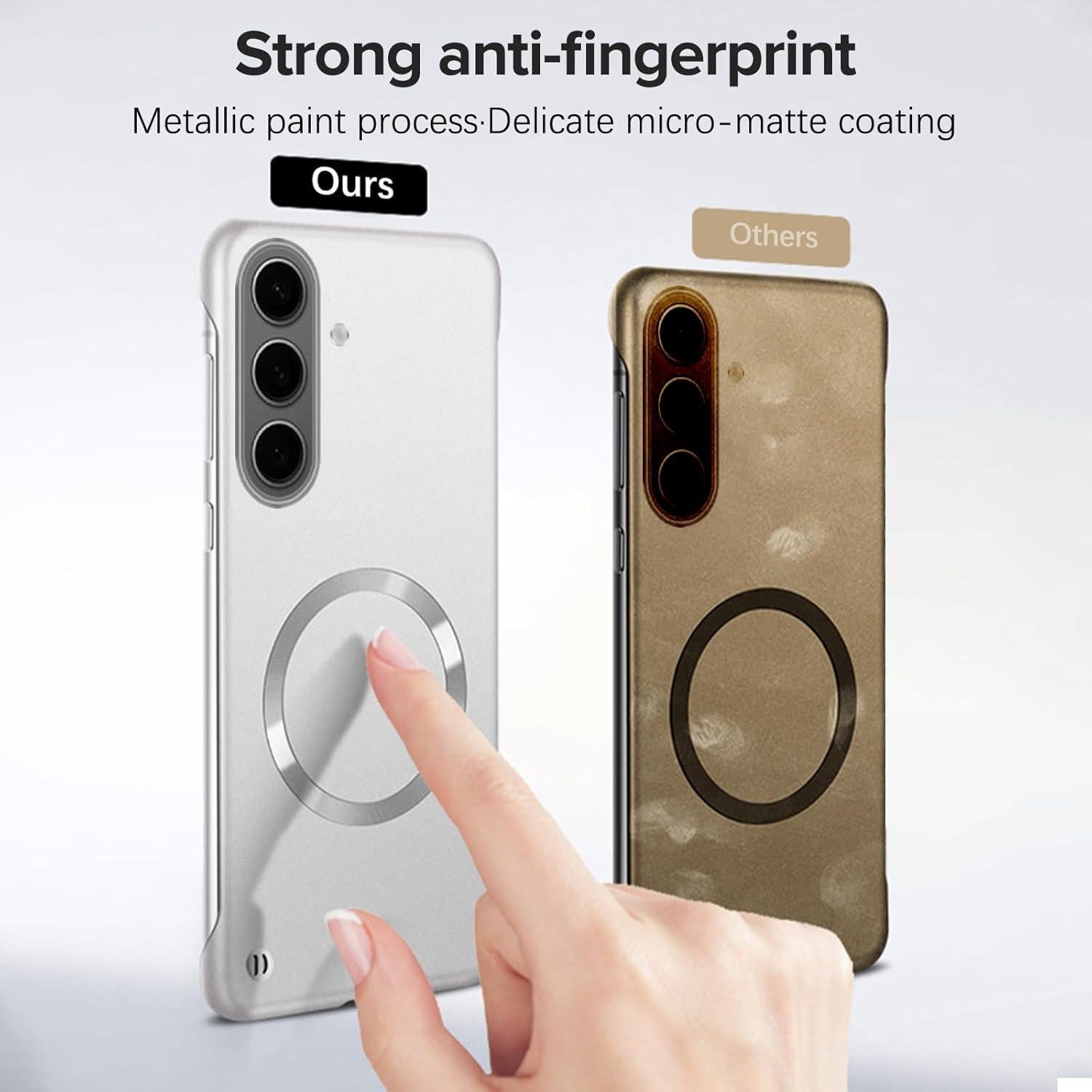 Funda Ultra Slim Hovisi para Samsung Galaxy S24 - Plata