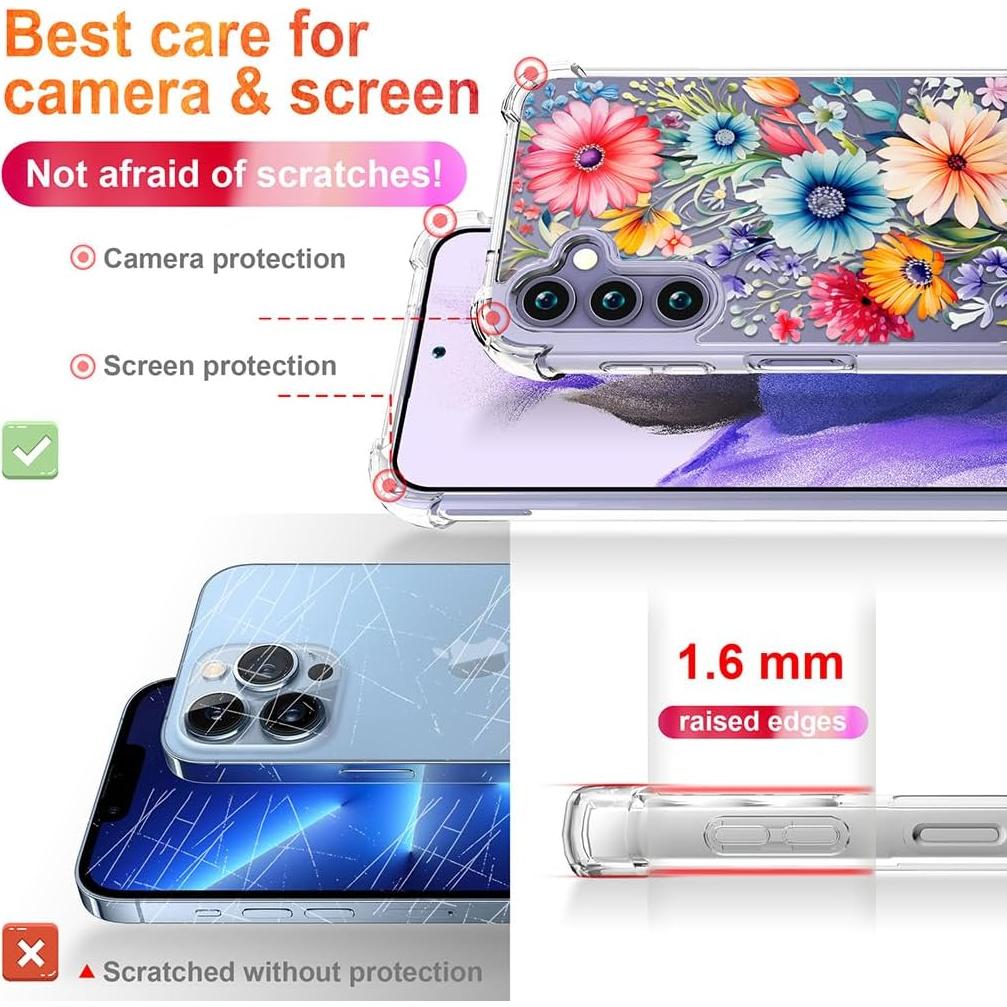 Funda Clara Rosa para Samsung Galaxy S24/S25 - CCFUNCASE