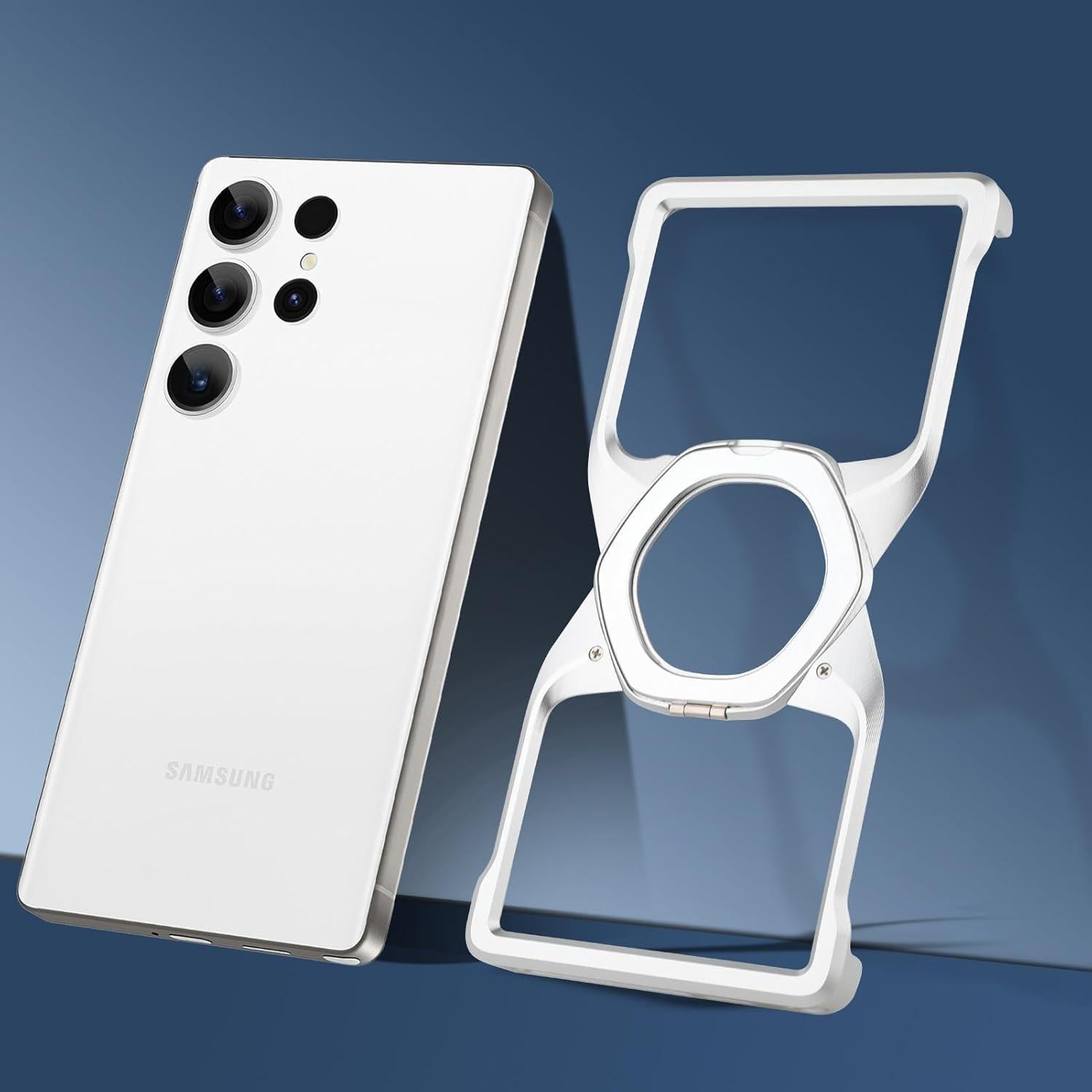 Funda de teléfono Aluminio Plateado para Samsung Galaxy S25 Ultra