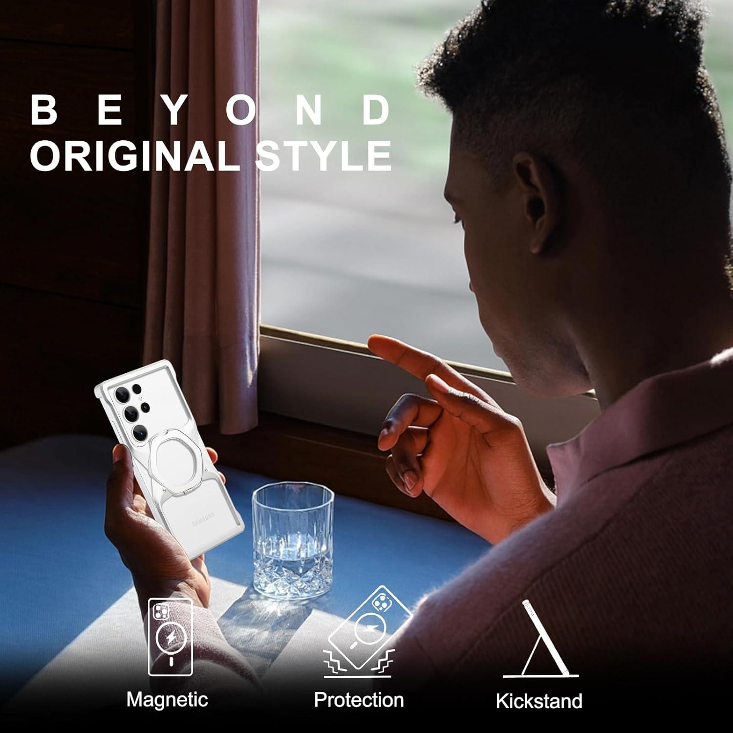 Funda de teléfono Aluminio Plateado para Samsung Galaxy S25 Ultra