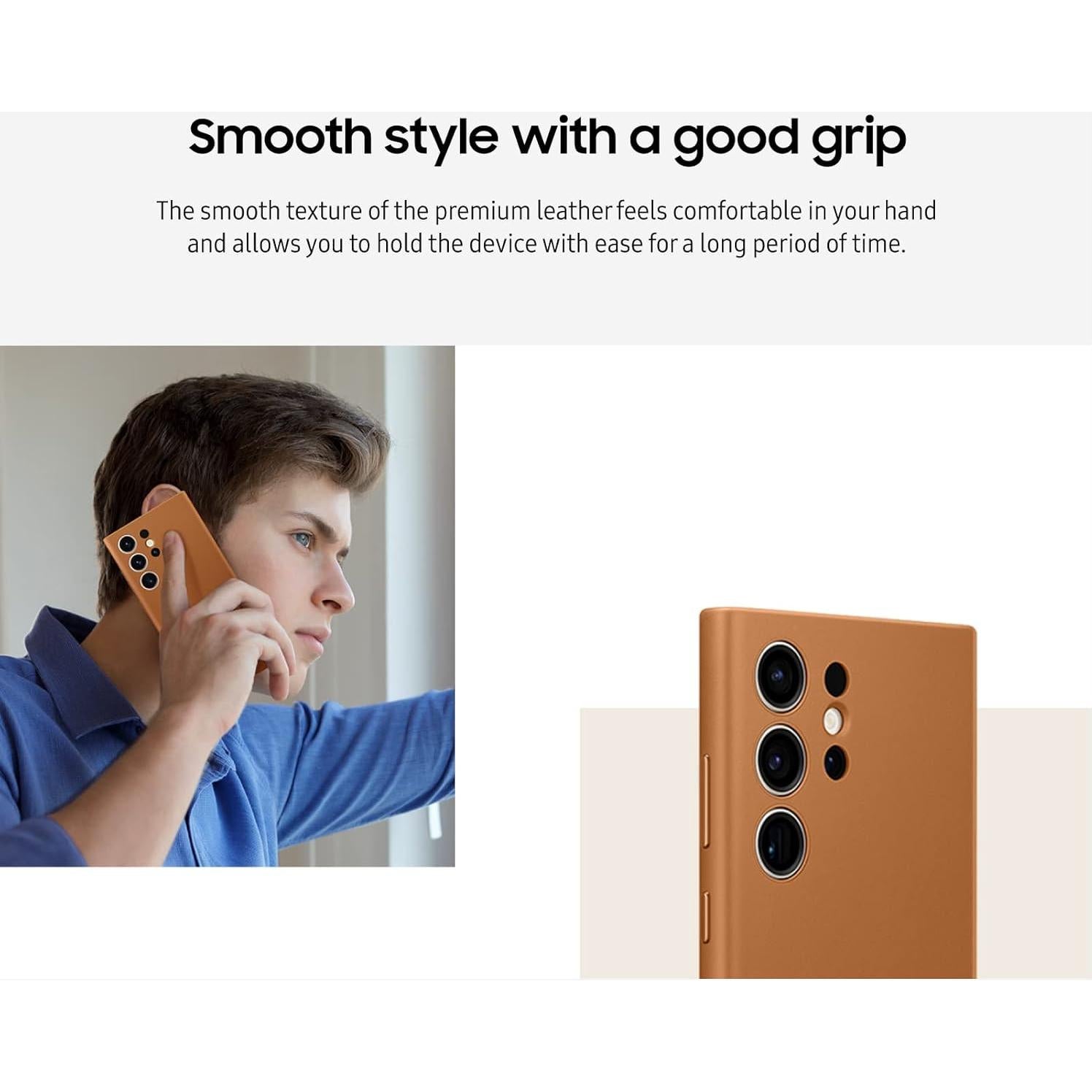 Funda de cuero Samsung Galaxy S23 Ultra negra EF-VS918LBEGUS