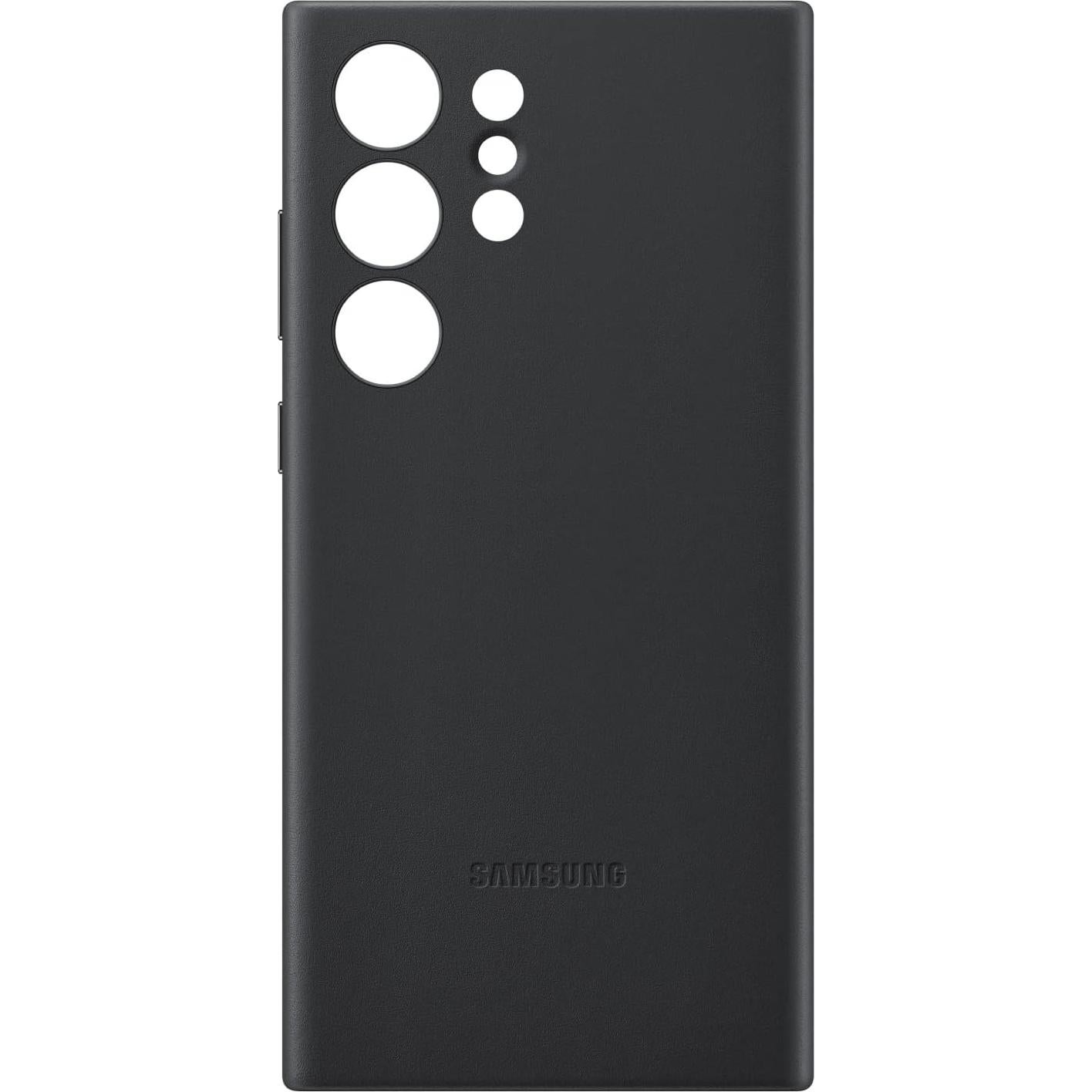 Funda de cuero Samsung Galaxy S23 Ultra negra EF-VS918LBEGUS