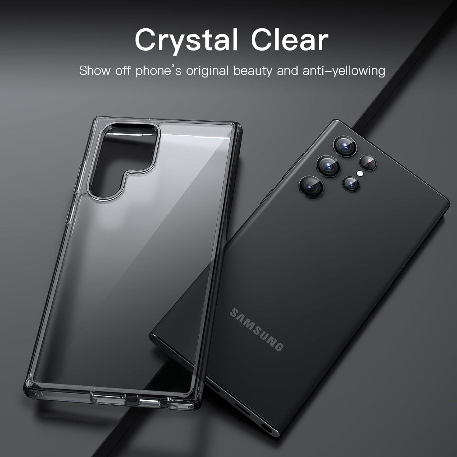 Funda JETech para Samsung Galaxy S22 Ultra 5G Antigolpes Negro