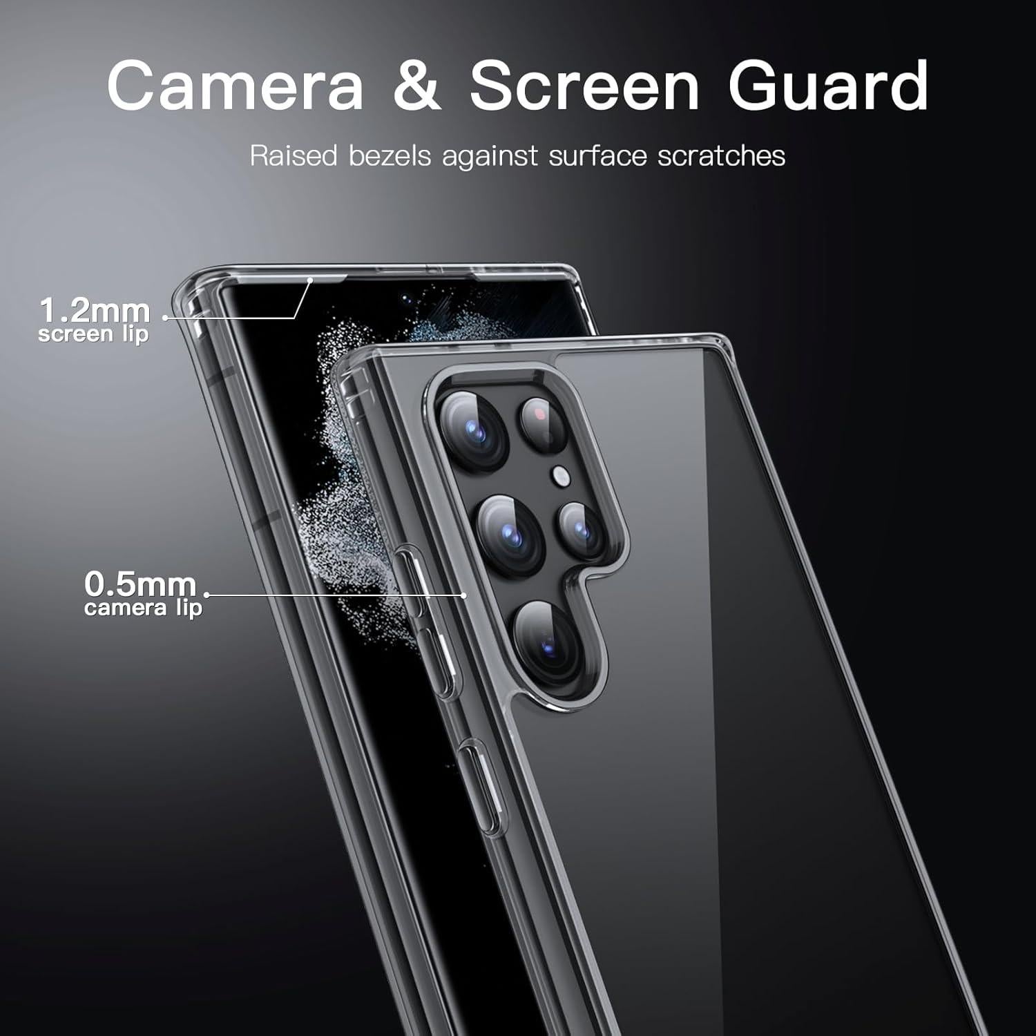 Funda JETech para Samsung Galaxy S22 Ultra 5G Antigolpes Negro