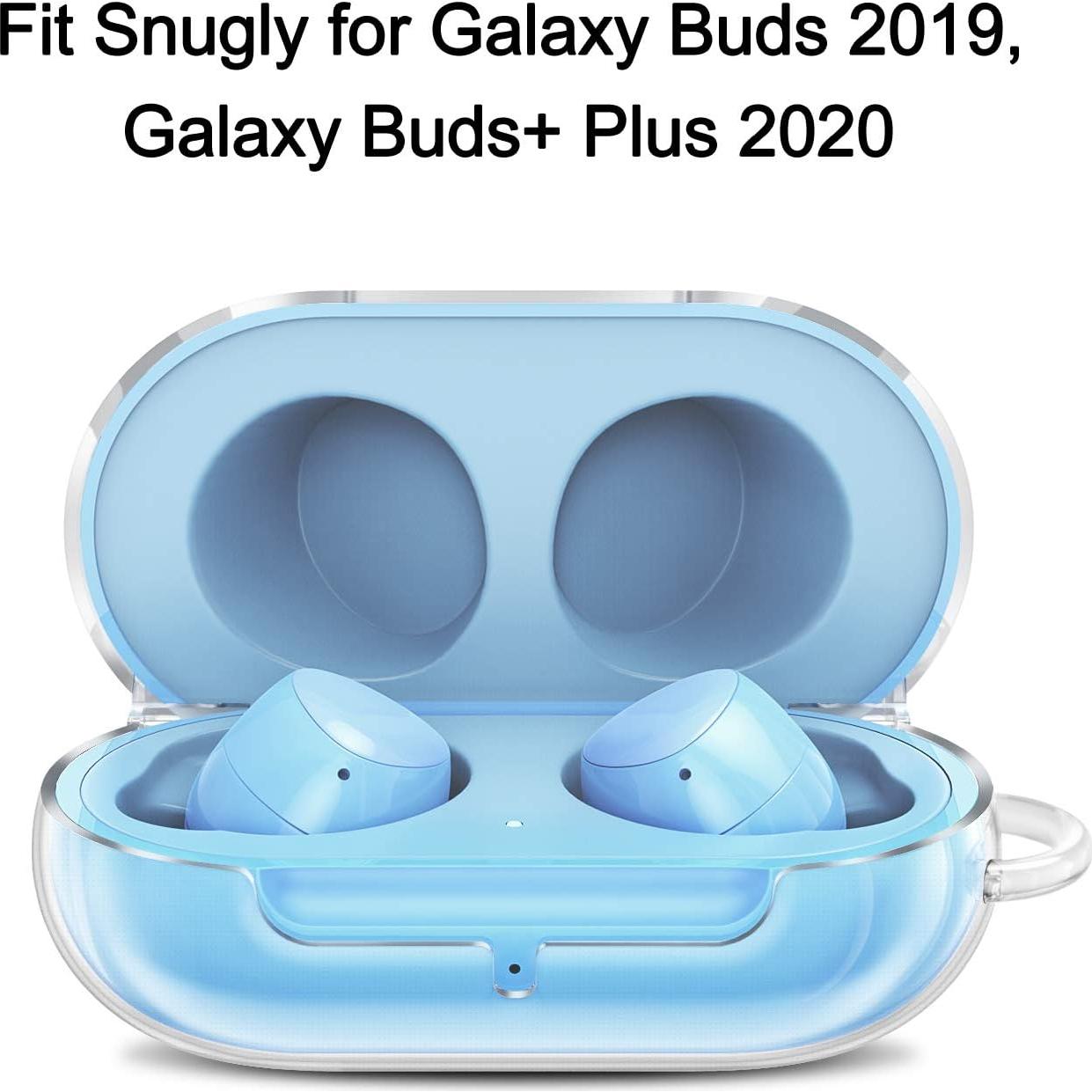 Funda Dura Fintie para Galaxy Buds Plus/2019 - Transparente