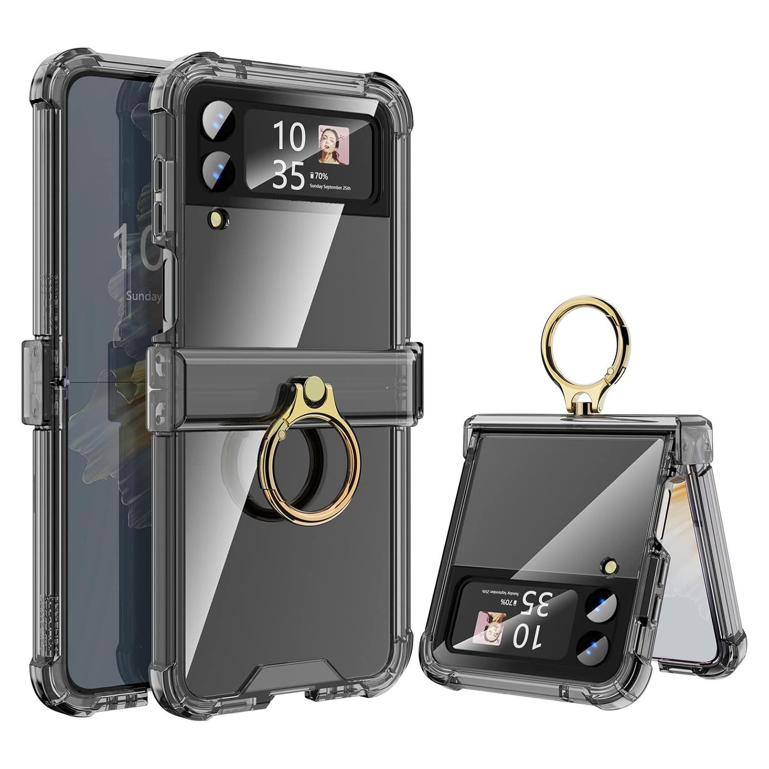 Funda DAKORIE para Galaxy Z Flip 4 5G - Protección Bisagra Negra