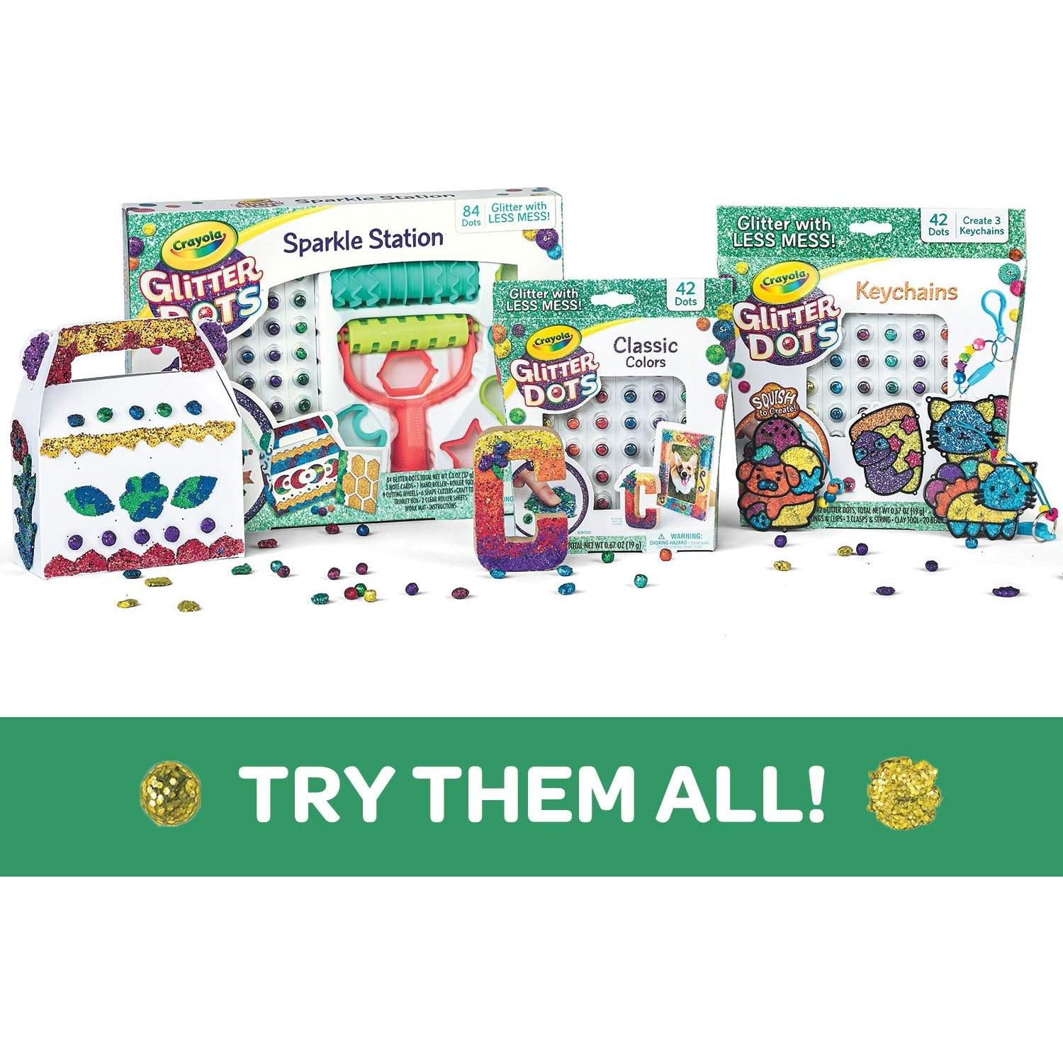Kit de Manualidades Crayola Estación de Brillos 84 Puntos