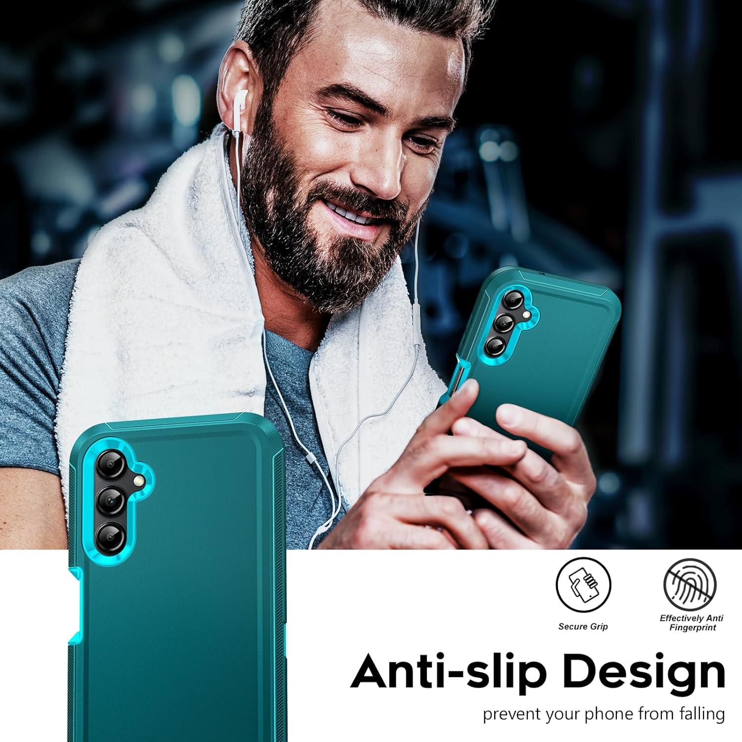 Funda LeYi para Samsung Galaxy A14 5G + 2 Protectores Vidrio