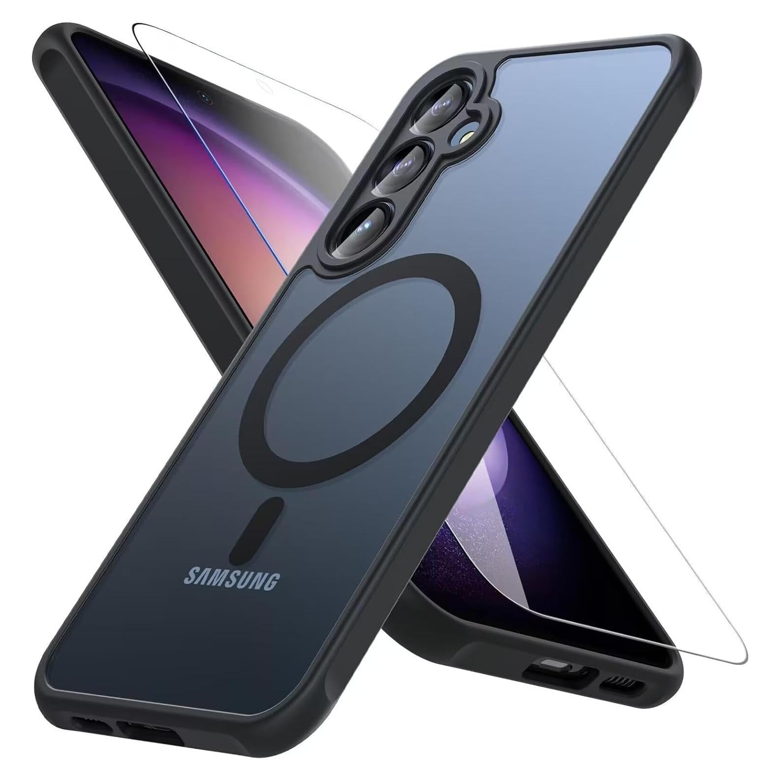 Funda Magnética Hensinple para Samsung Galaxy A14 5G - Negro