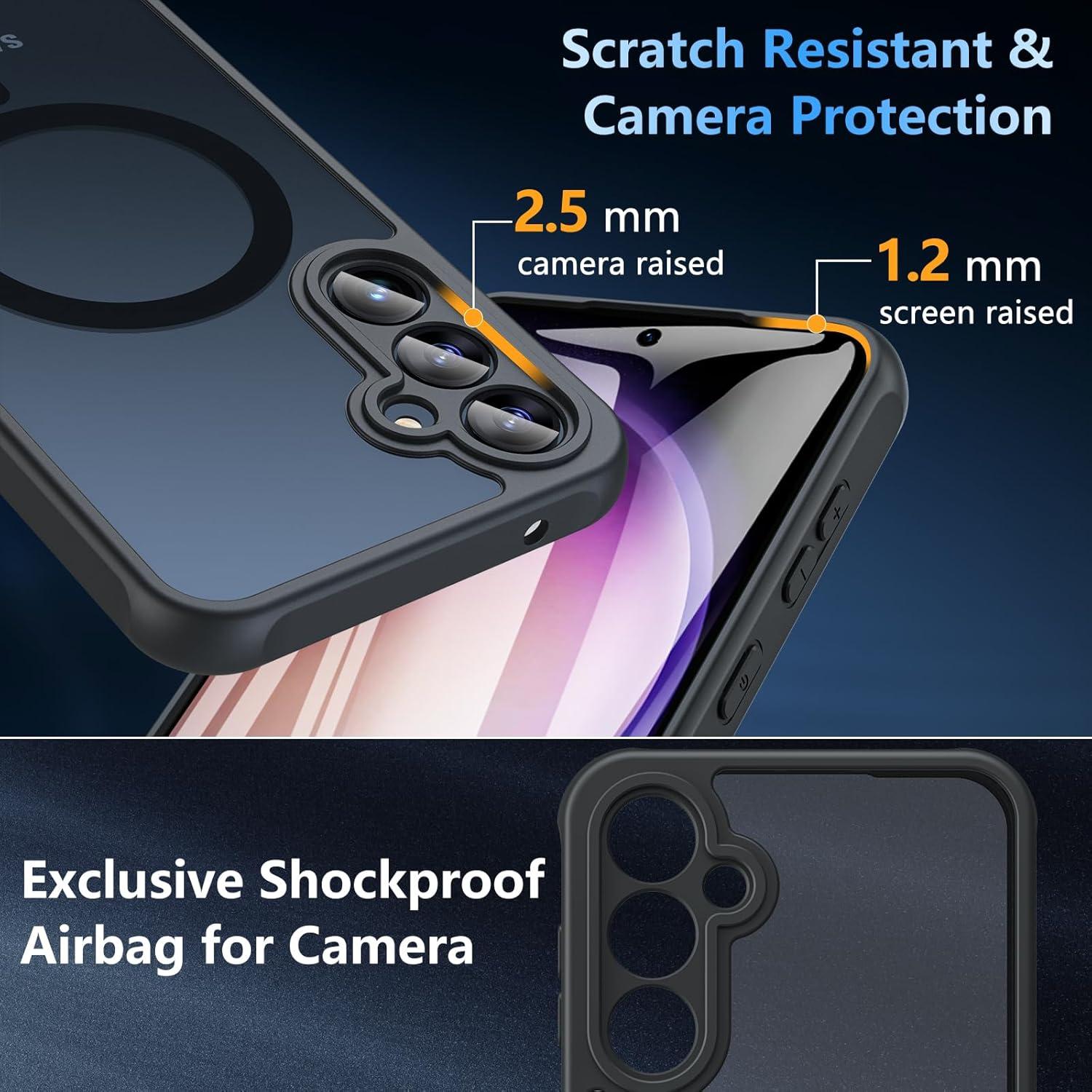 Funda Magnética Hensinple para Samsung Galaxy A14 5G - Negro