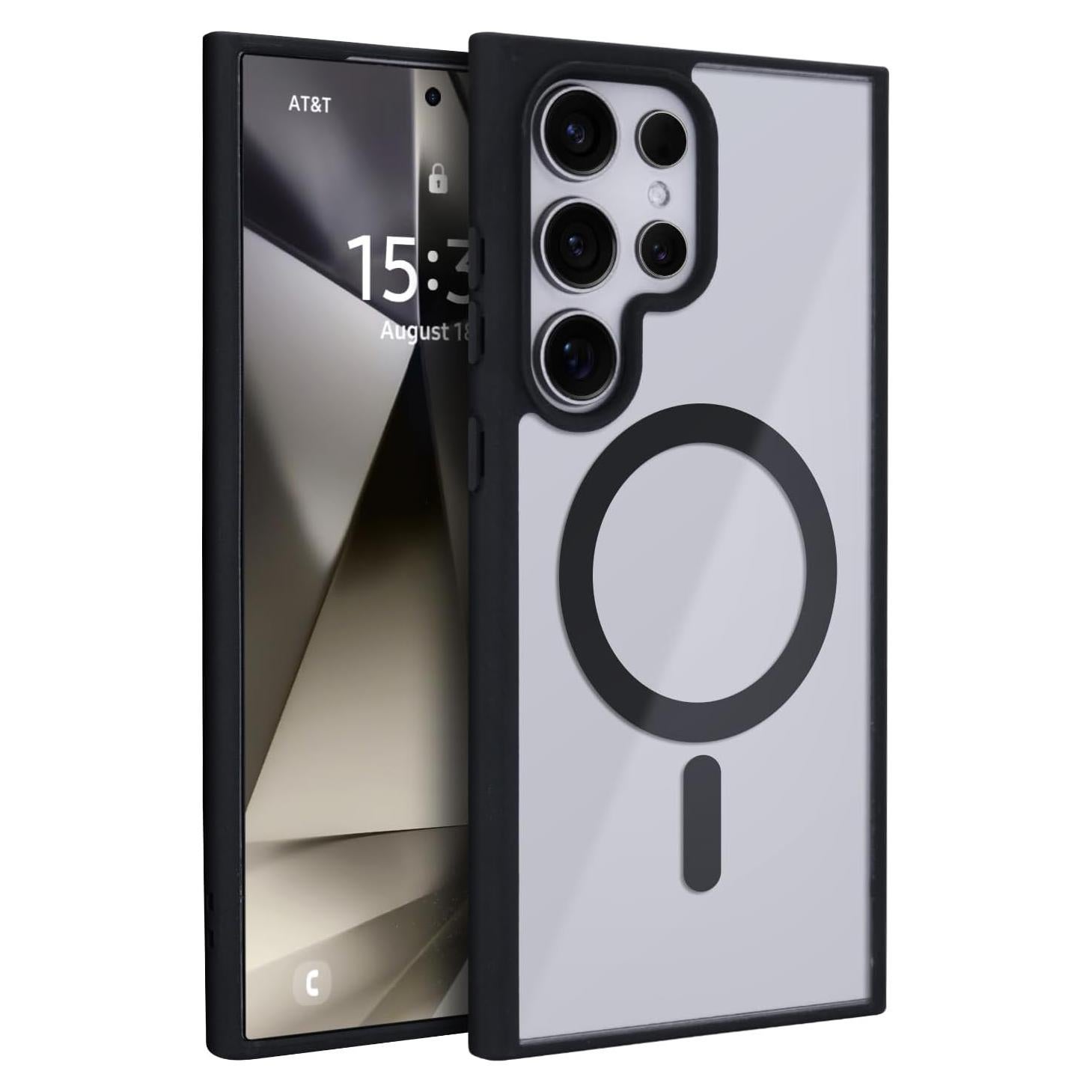 Funda TPU Slim Magnética para Samsung Galaxy S24 Ultra - Negro