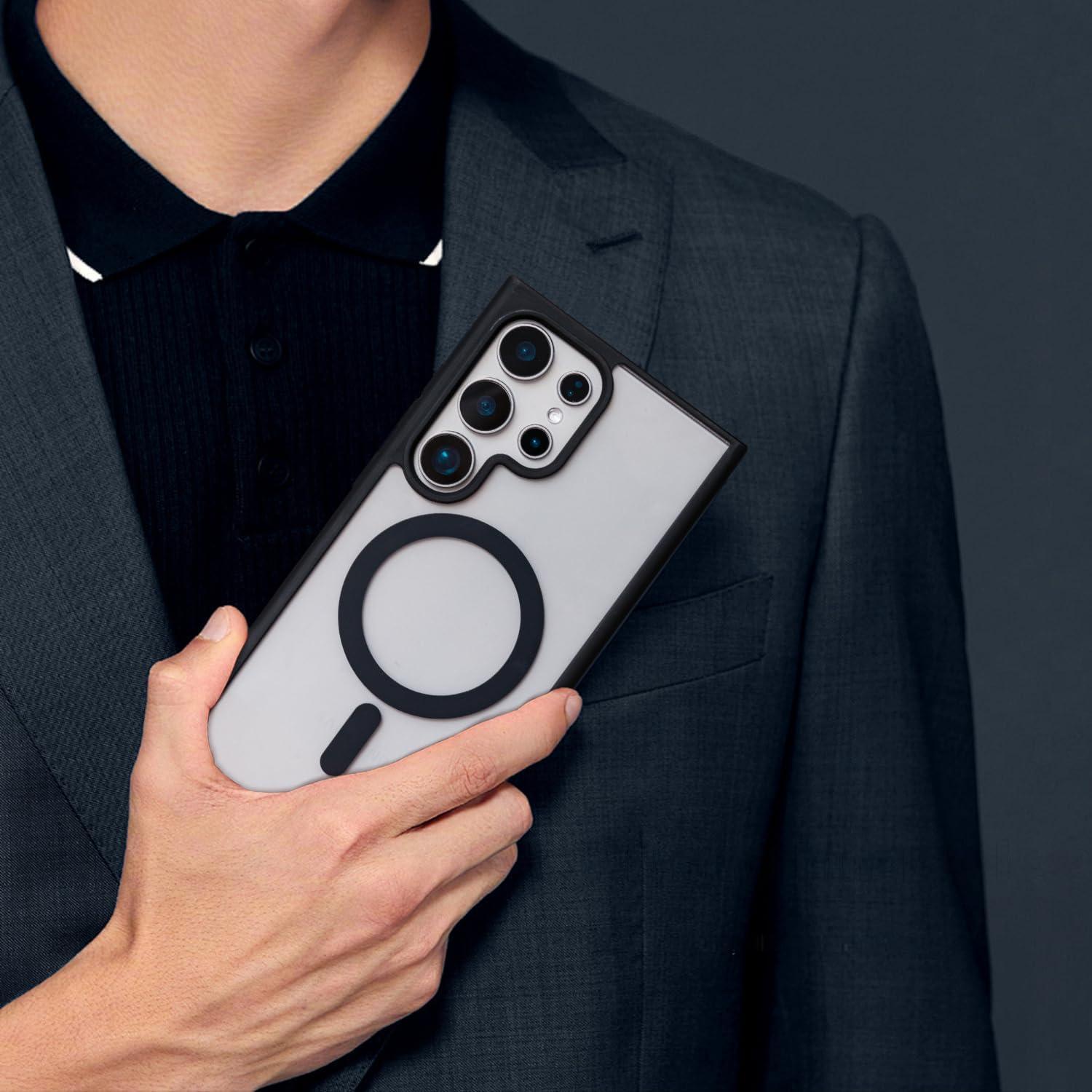 Funda TPU Slim Magnética para Samsung Galaxy S24 Ultra - Negro