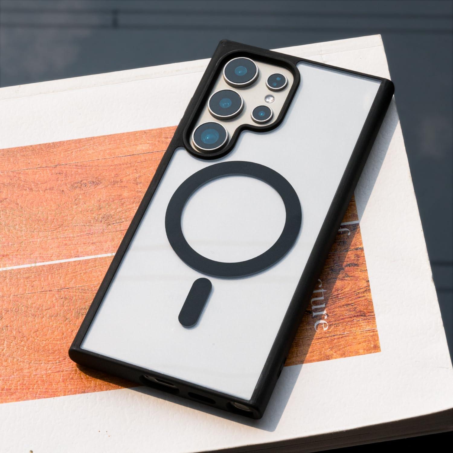 Funda TPU Slim Magnética para Samsung Galaxy S24 Ultra - Negro