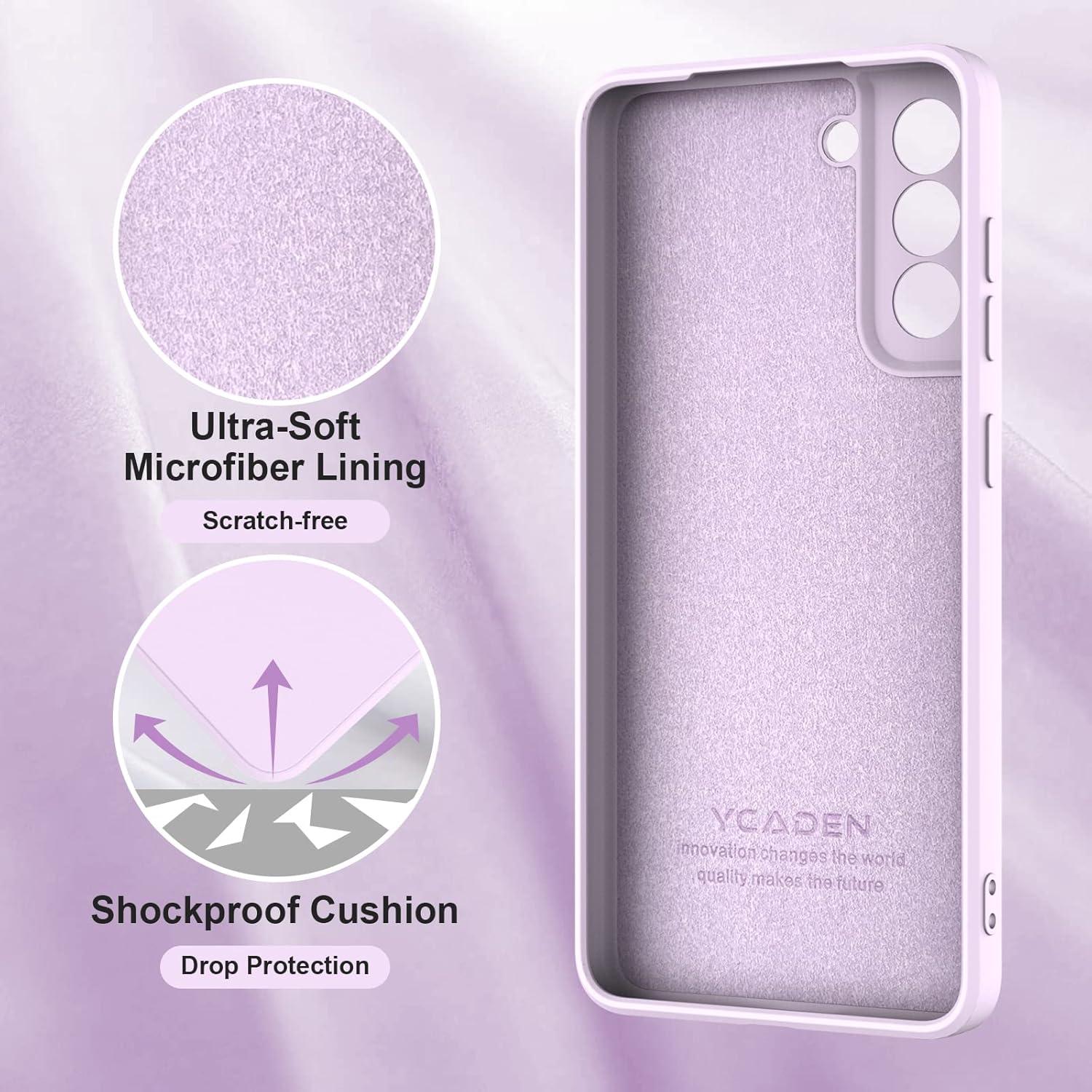 Funda Silicona Líquida LEKEVO para Samsung Galaxy S21 FE 5G - Lavanda