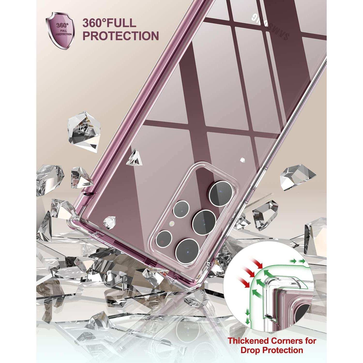 Funda Transparente SURITCH para Samsung Galaxy S22 Ultra 6.8"