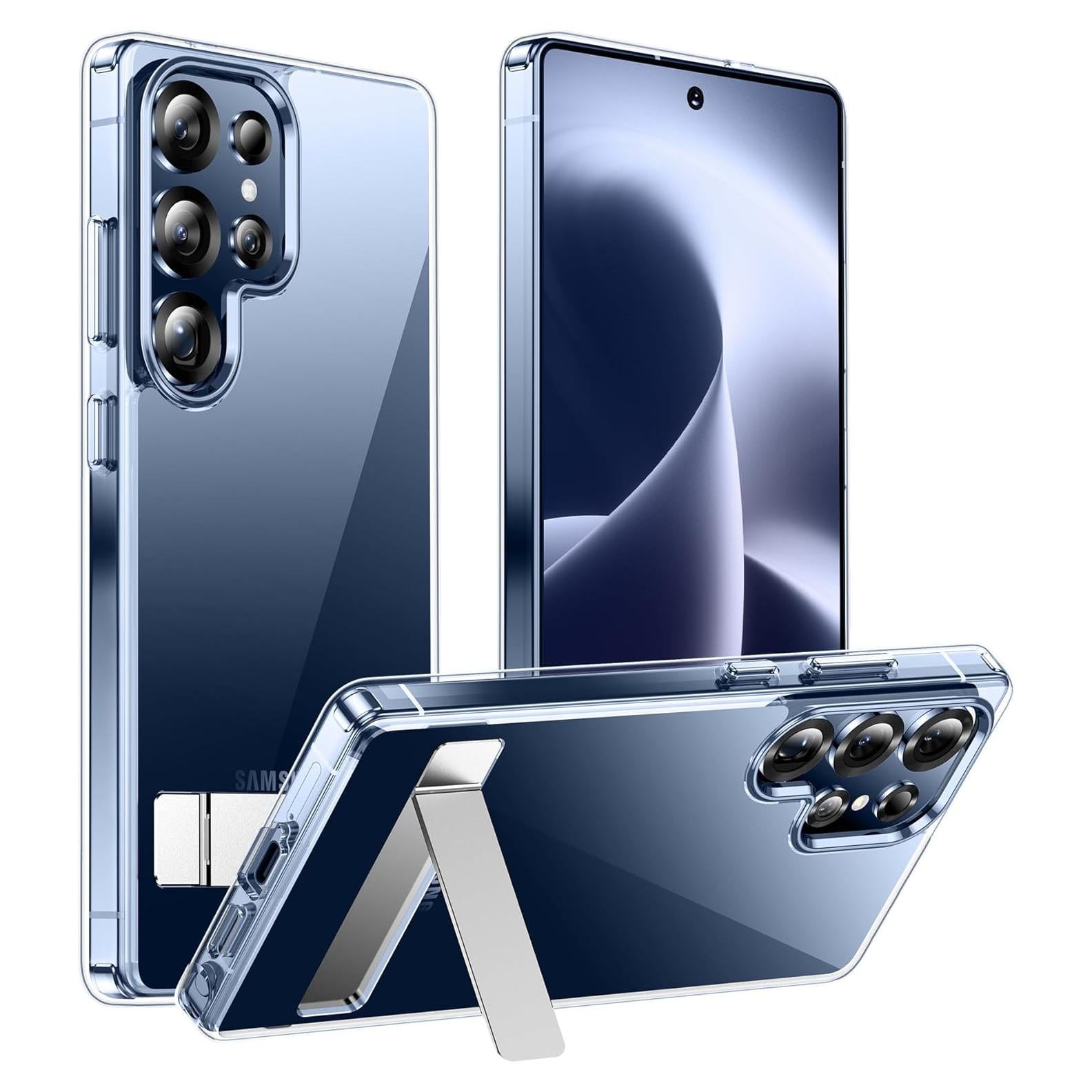 Funda Temdan para Samsung Galaxy S25 Ultra - Transparente, Protección Militar