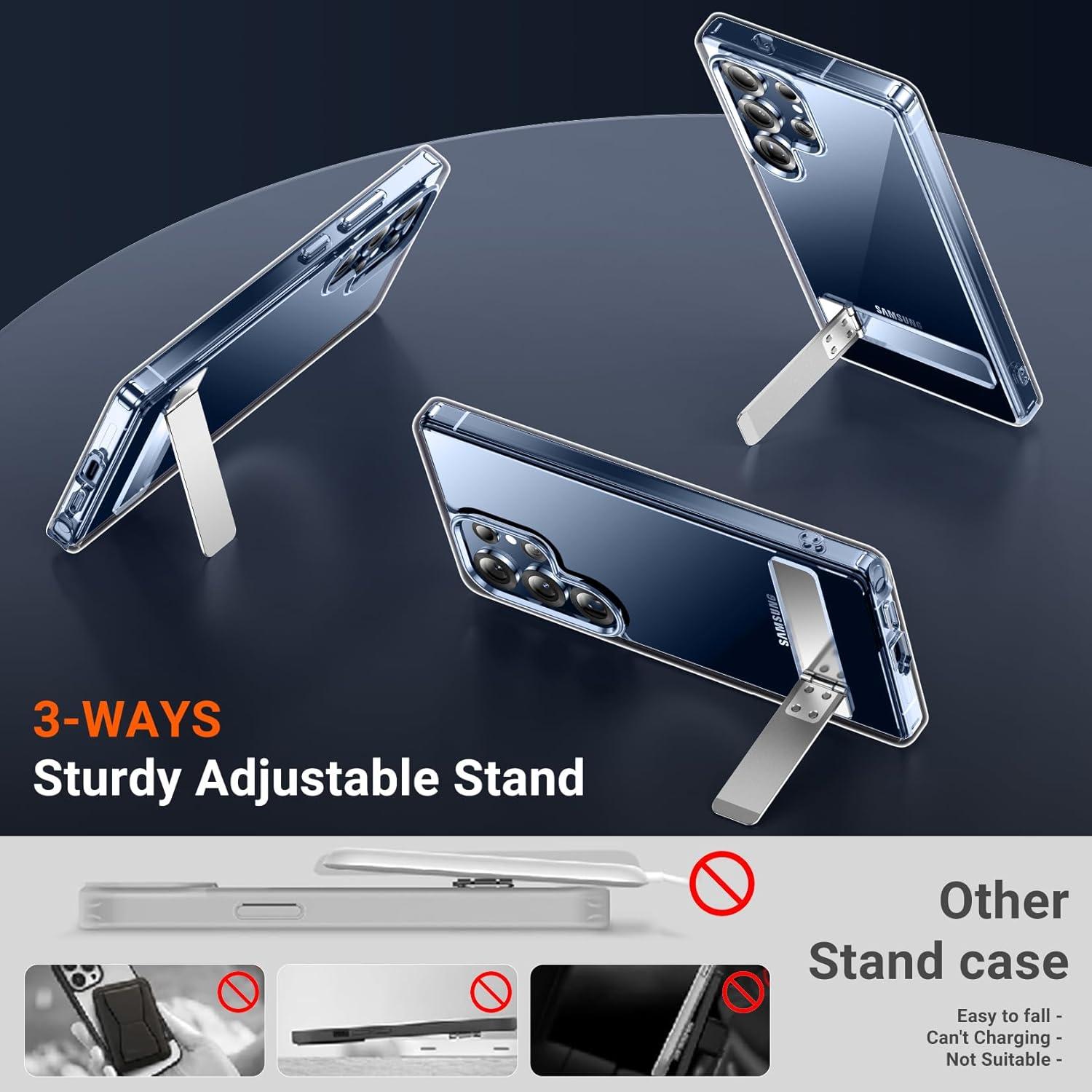 Funda Temdan para Samsung Galaxy S25 Ultra - Transparente, Protección Militar