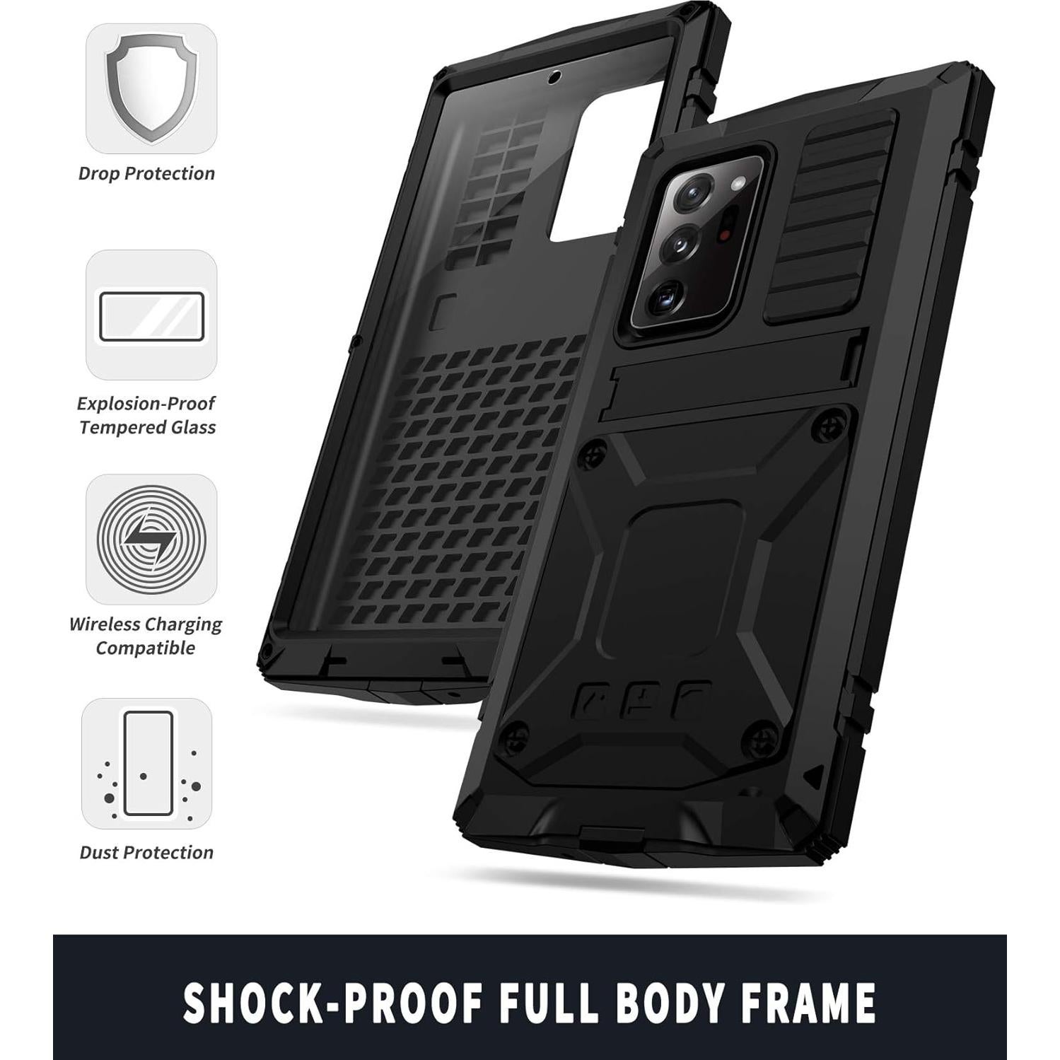 Funda Protectora Samsung Galaxy Note 20 ChenXi Bumper Negra