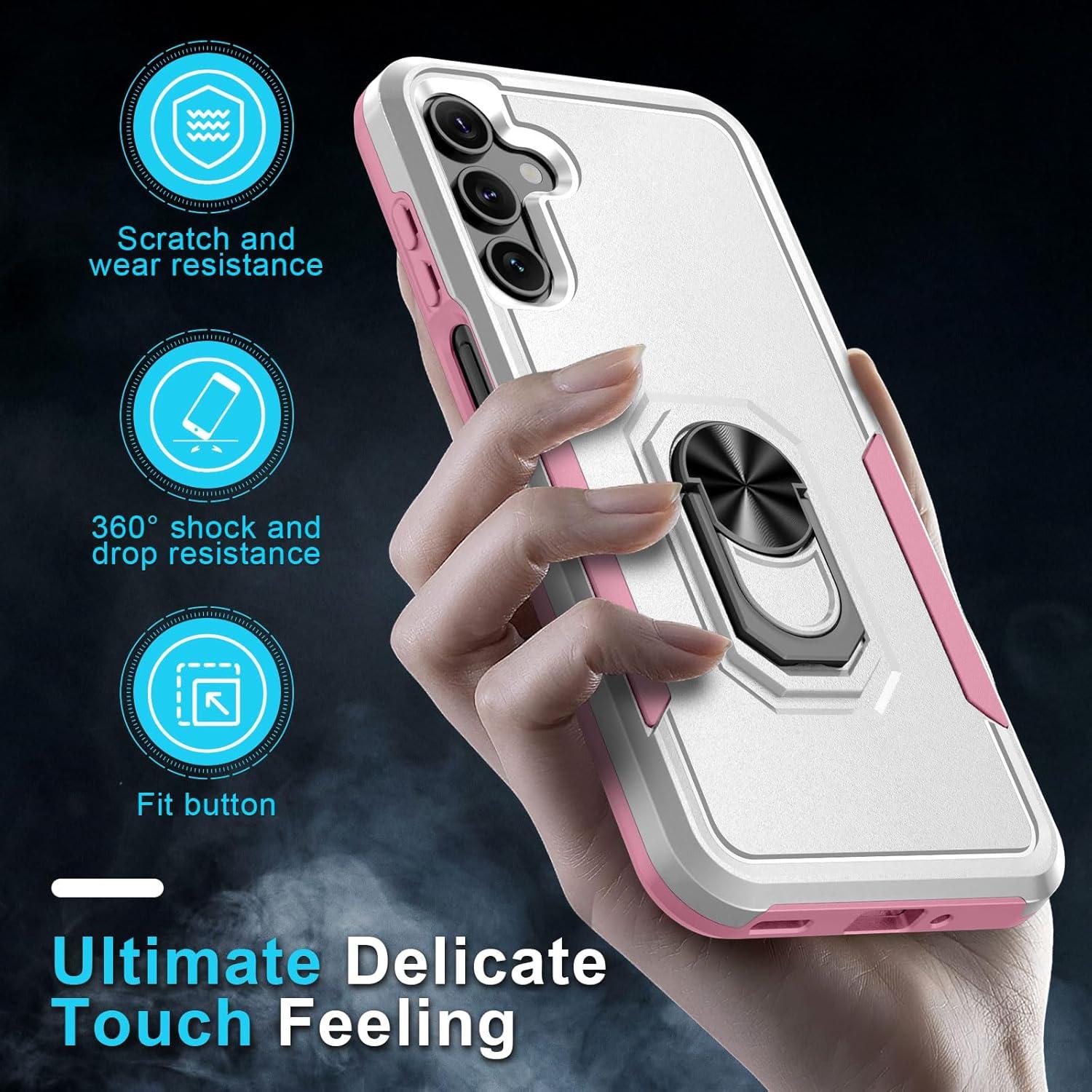 Funda Janmitta para Samsung Galaxy A16 5G con Protector y Soporte