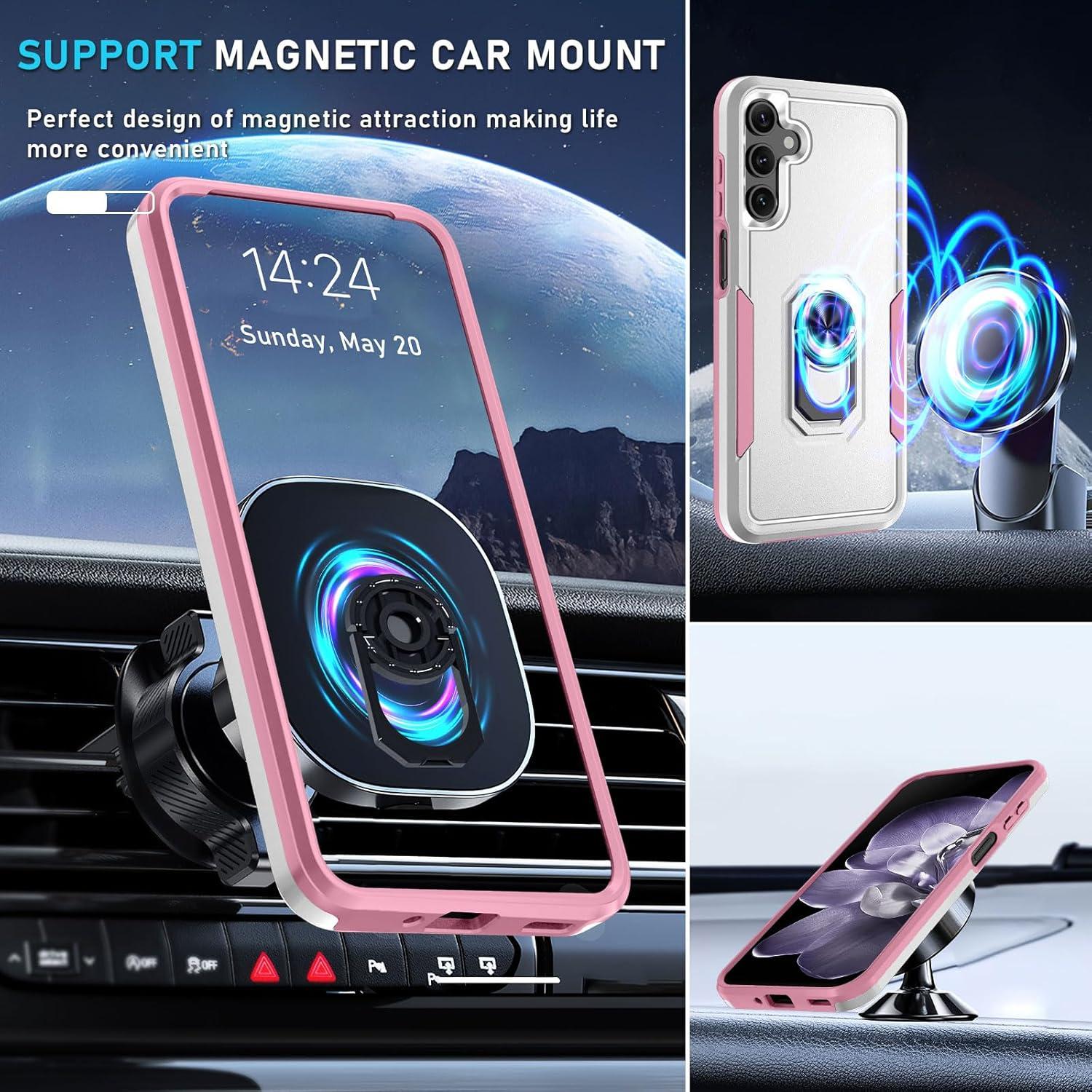 Funda Janmitta para Samsung Galaxy A16 5G con Protector y Soporte