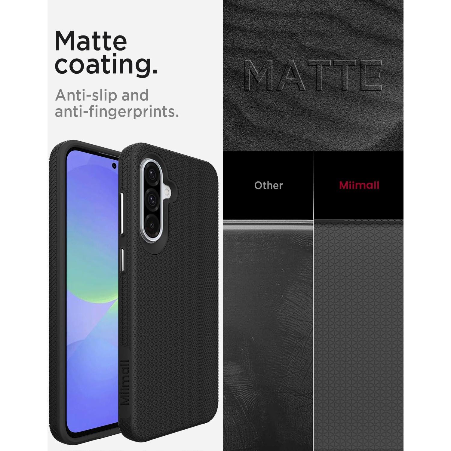 Funda Resistente Miimall para Samsung Galaxy A56 5G - Grado Militar