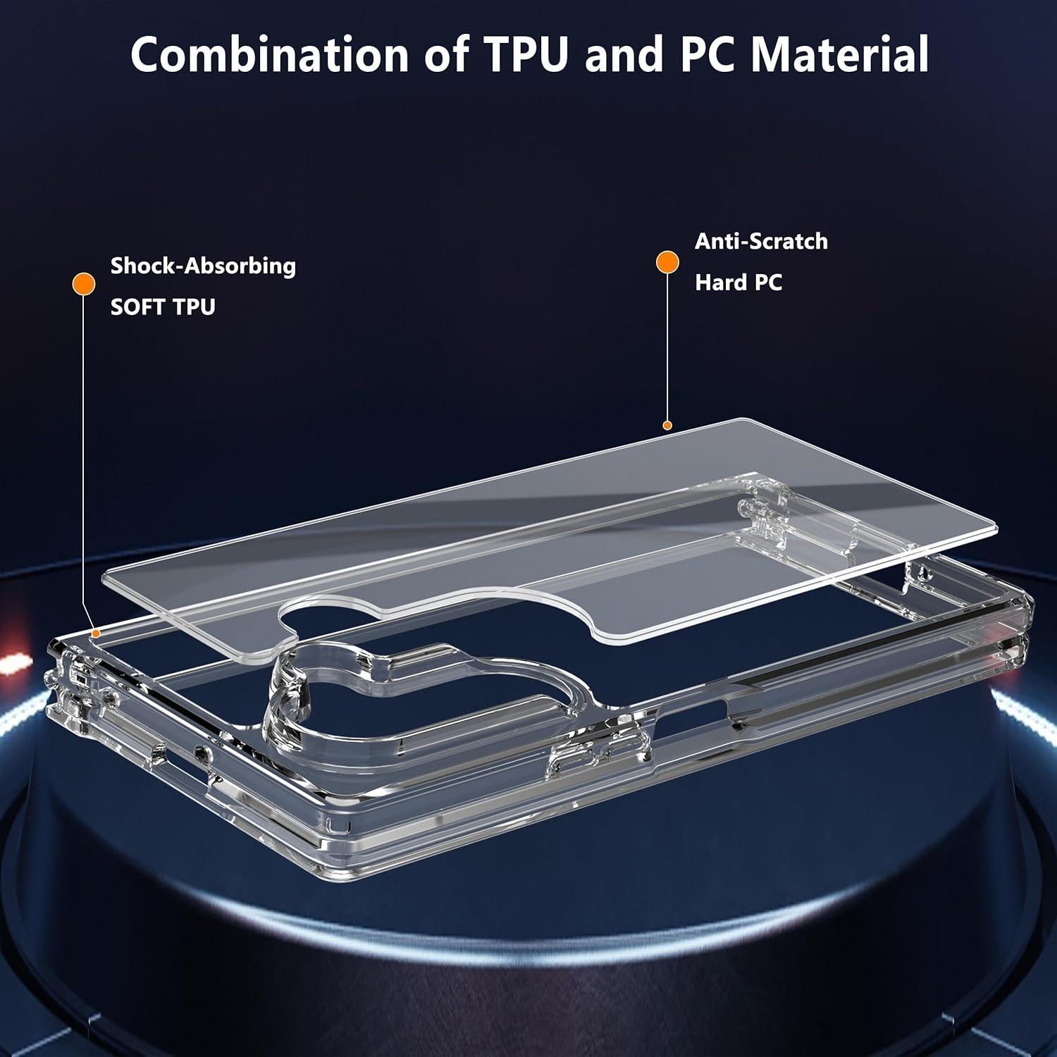 Funda Transparente Anoowkoa para Samsung Galaxy Z Fold 7