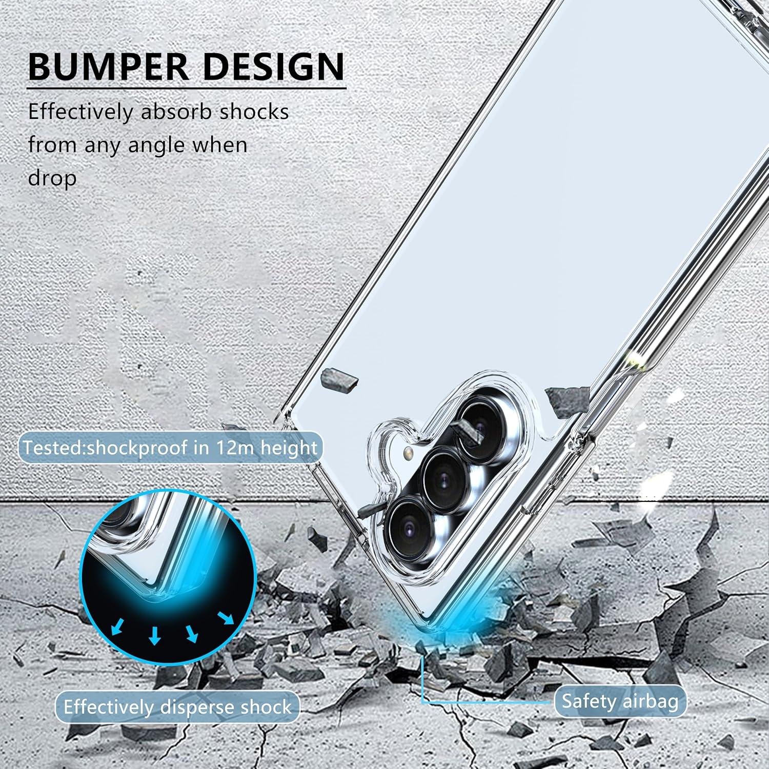 Funda Transparente Anoowkoa para Samsung Galaxy Z Fold 7